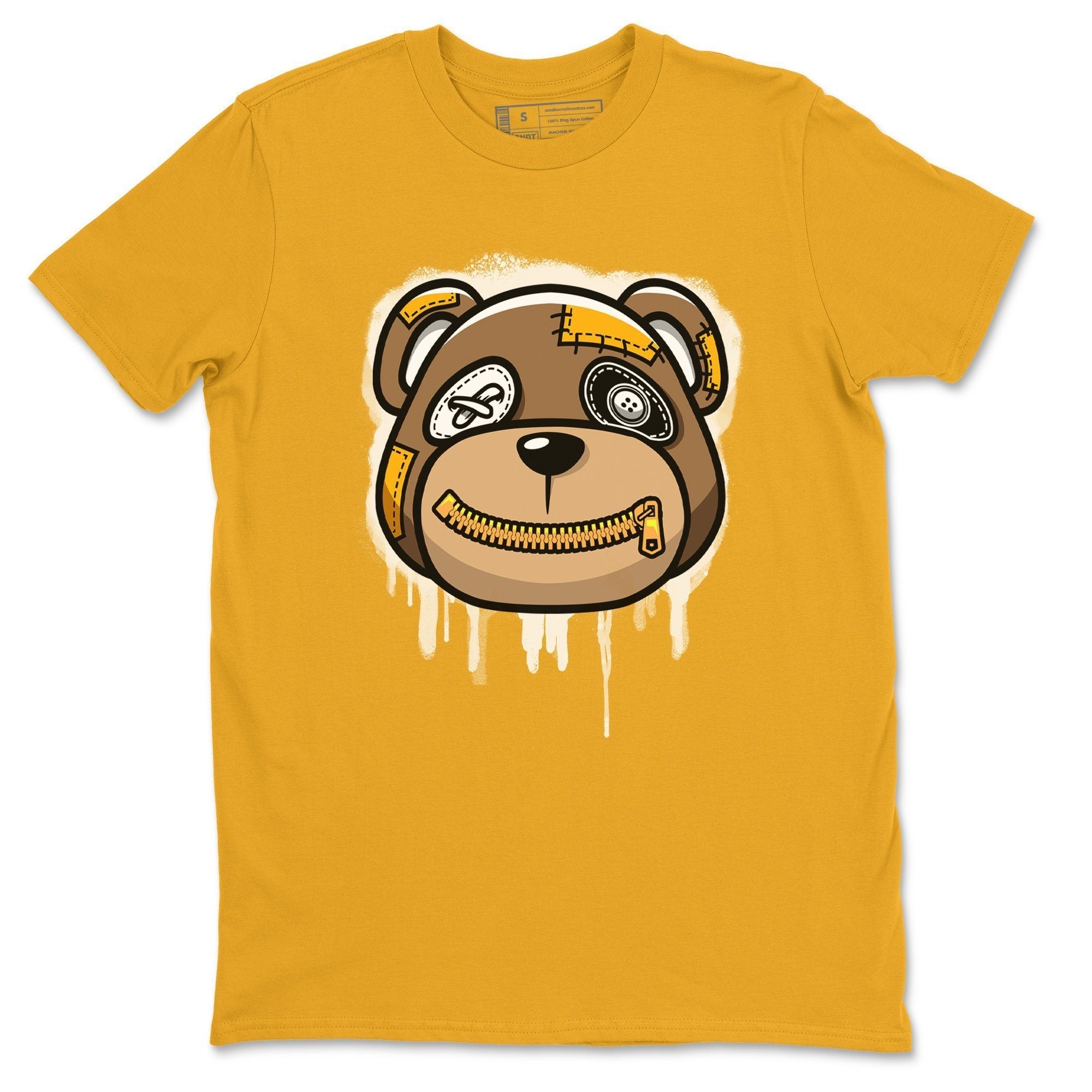 Dunk Championship Goldenrod Sneaker Match Tees Bear Face Sneaker Tees Dunk Championship Goldenrod Jordan to match sneaker T-Shirt Crew Neck Shirts
