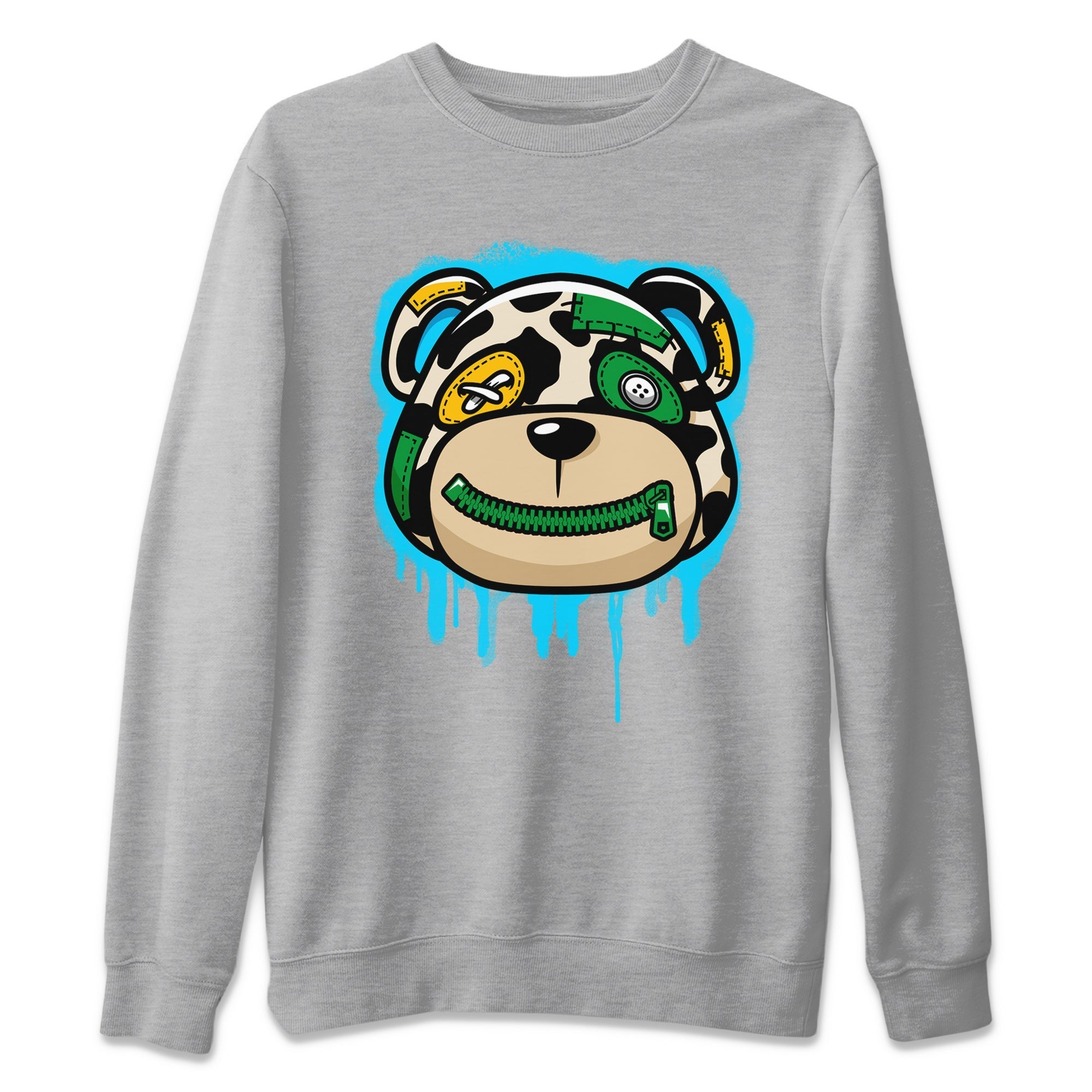 Dunk Chunky Dunky Tee Bear Face Streetwear Sneaker Shirt Dunk Chunky Dunky Sneaker Release Tees Unisex Shirts Heather Grey 2