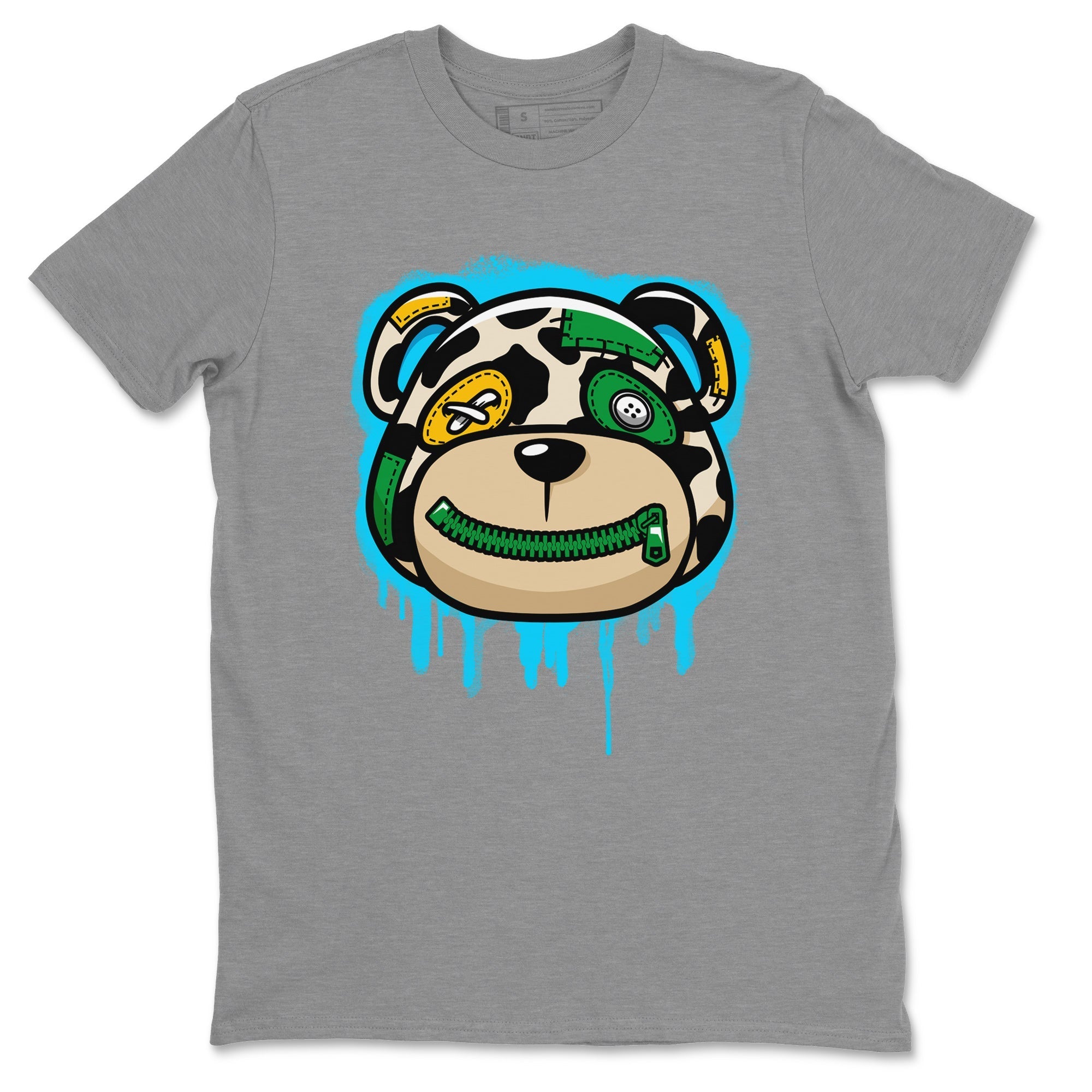 Dunk Chunky Dunky Tee Bear Face Streetwear Sneaker Shirt Dunk Chunky Dunky Sneaker Release Tees Unisex Shirts Heather Grey 2