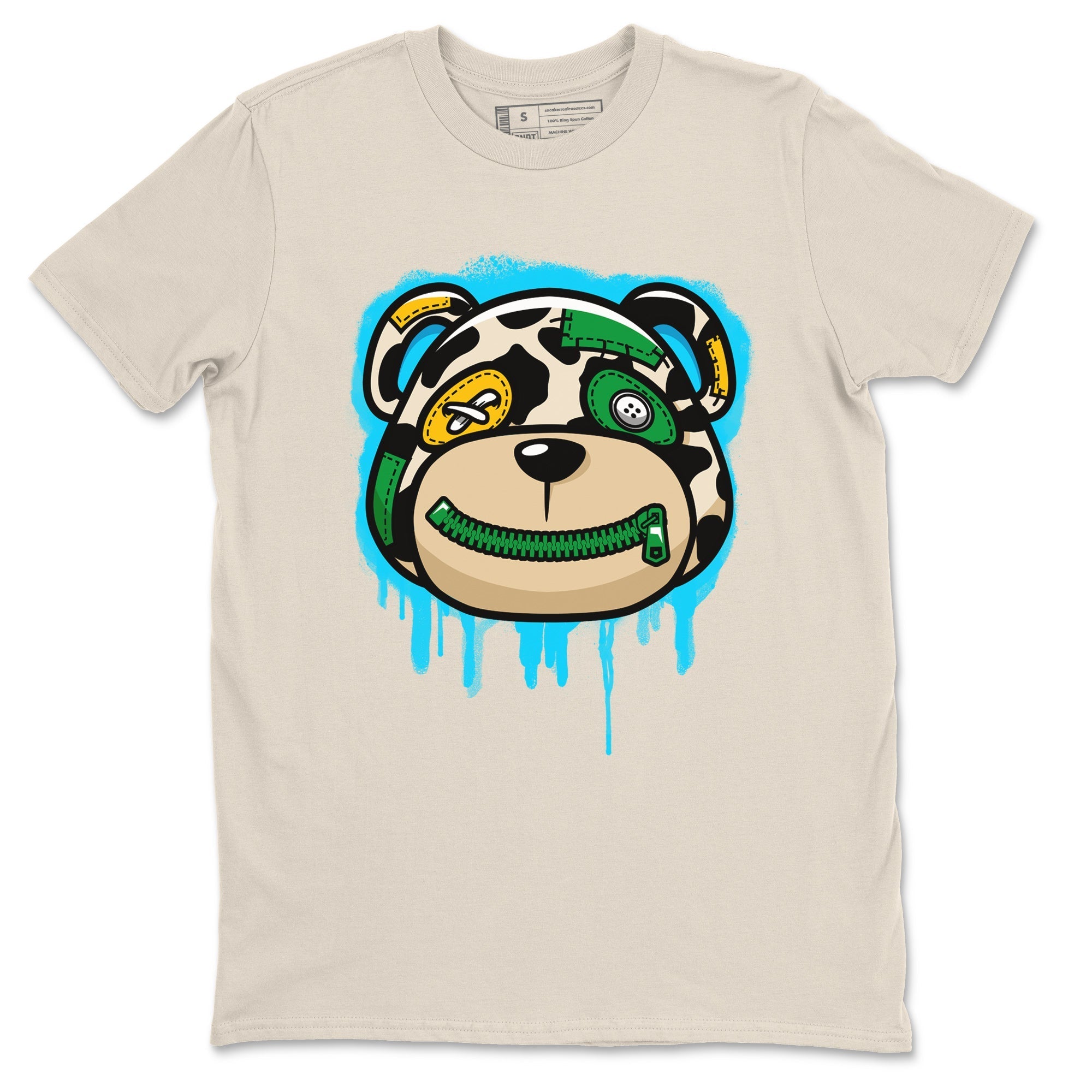 Dunk Chunky Dunky Tee Bear Face Streetwear Sneaker Shirt Dunk Chunky Dunky Sneaker Release Tees Unisex Shirts Natural 2