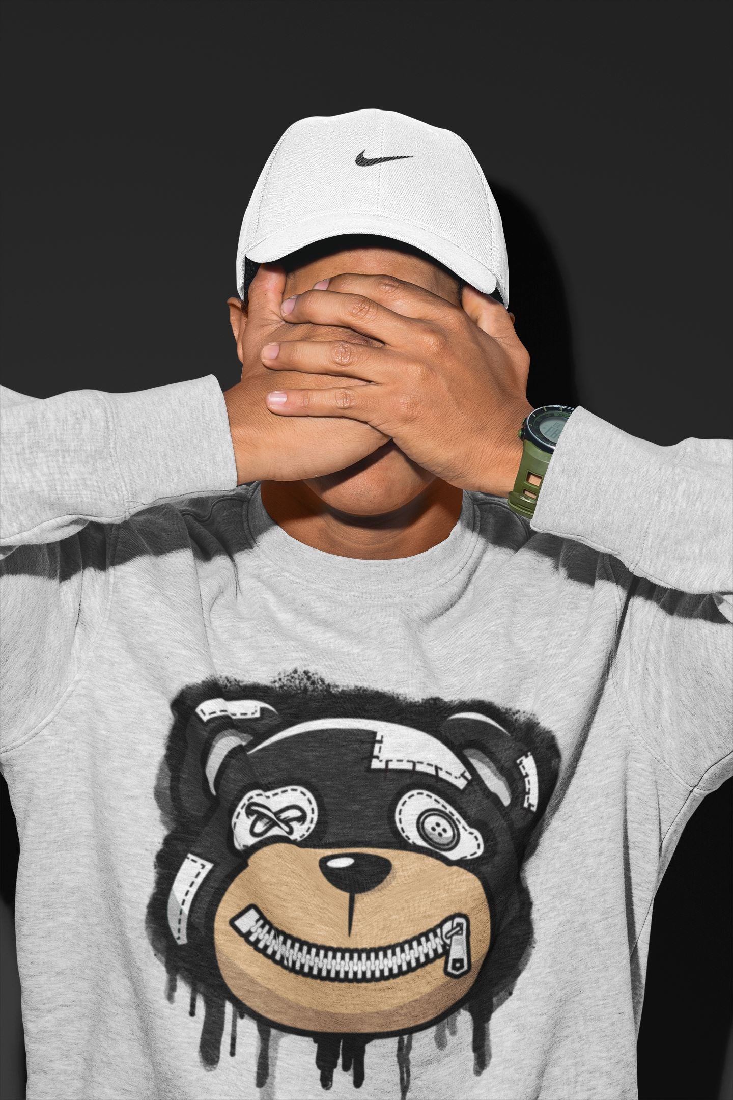 Dunk Panda Sneaker Match Tees Bear Face Sneaker Tees Dunk Panda Jordan to match sneaker T-Shirt Crew Neck Shirts