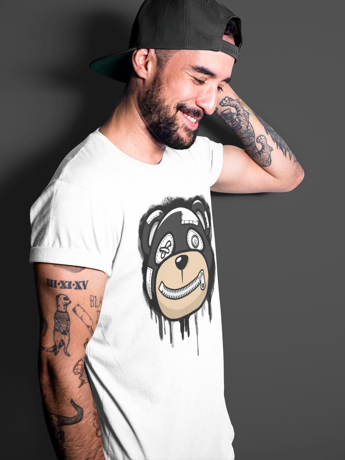 Dunk Panda Sneaker Match Tees Bear Face Sneaker Tees Dunk Panda Jordan to match sneaker T-Shirt Crew Neck Shirts