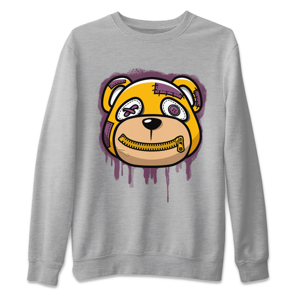 Jordan 1 Brotherhood Sneaker Matching T-Shirt Bear Face Sneaker Tees Jordan 1 Brotherhood Sneaker Release Tees Crew Neck Tees