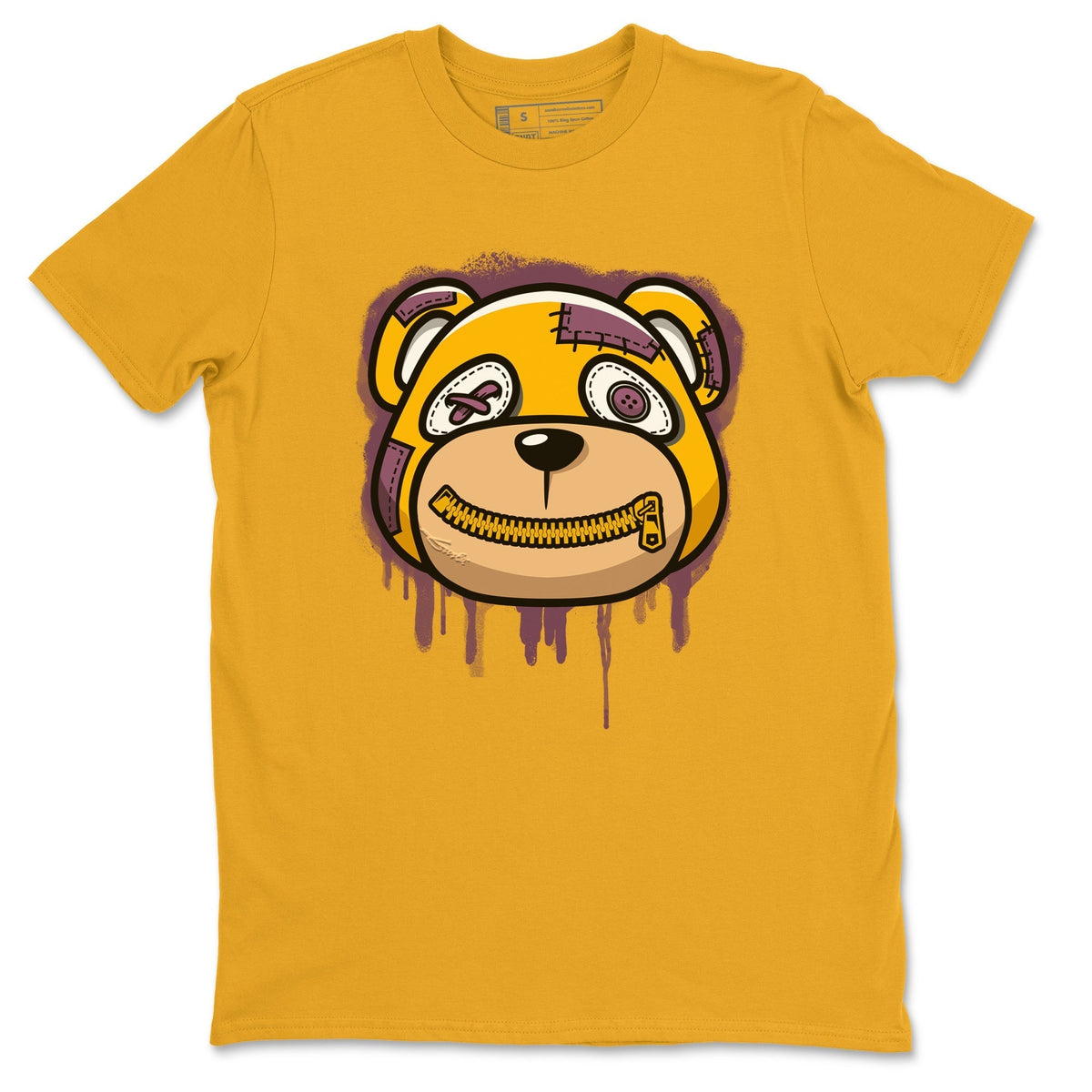 Jordan 1 Brotherhood Sneaker Matching T-Shirt Bear Face Sneaker Tees Jordan 1 Brotherhood Sneaker Release Tees Crew Neck Tees