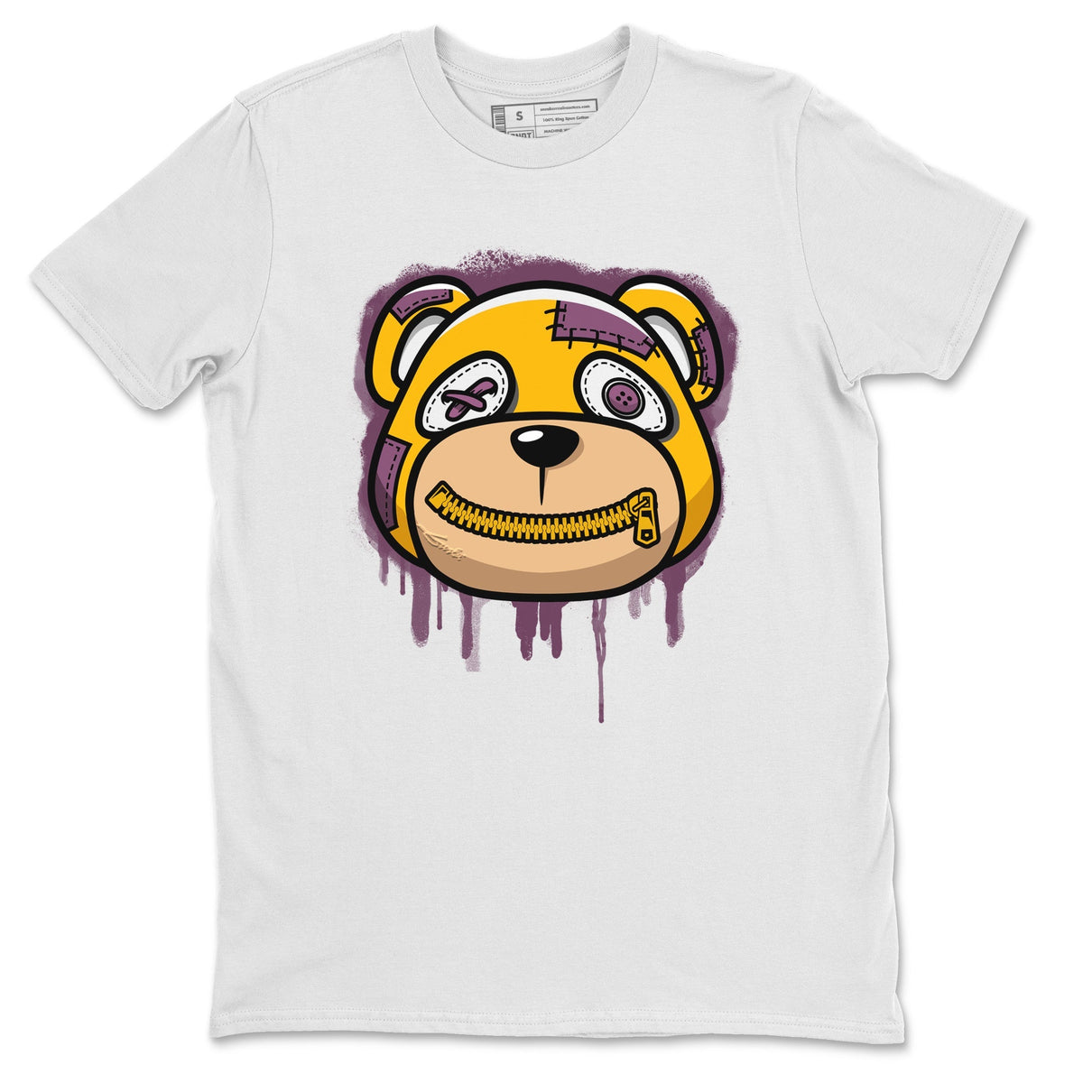 Jordan 1 Brotherhood Sneaker Matching T-Shirt Bear Face Sneaker Tees Jordan 1 Brotherhood Sneaker Release Tees Crew Neck Tees