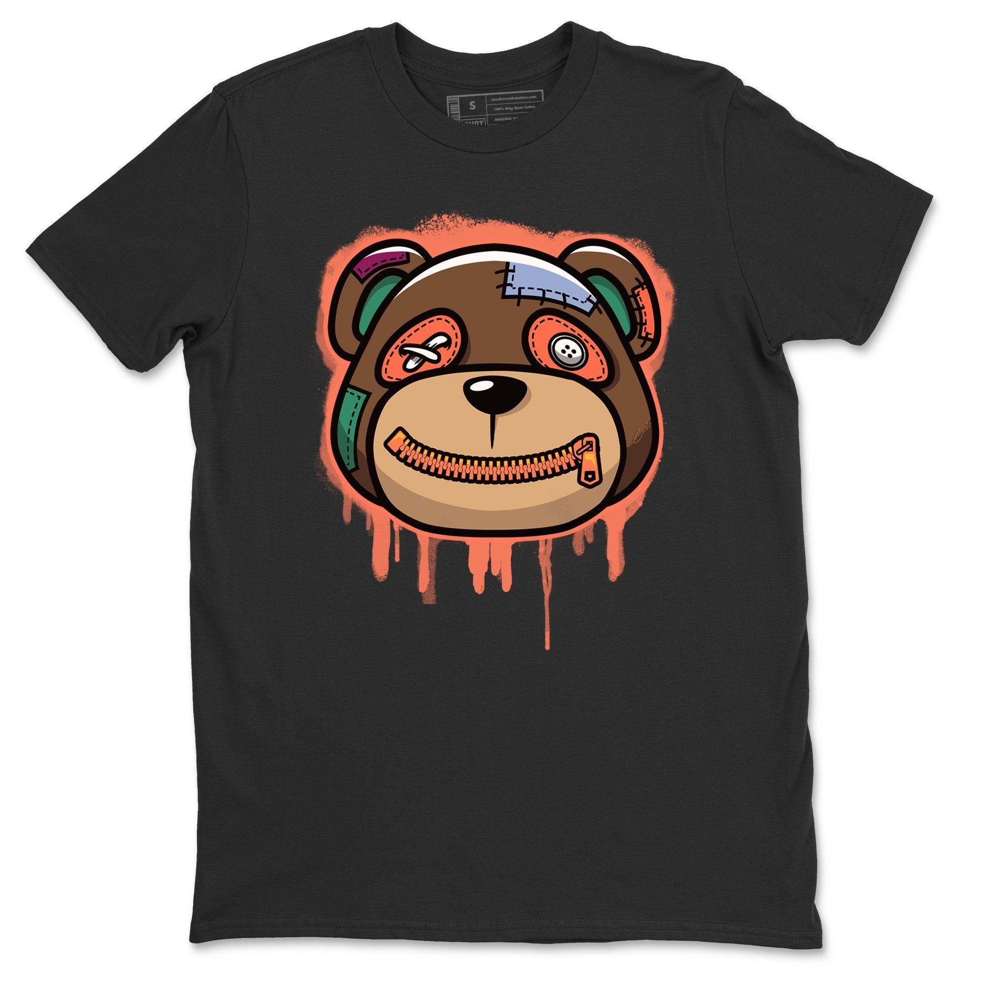 Jordan 1 Hand Crafted Sneaker Matching T-Shirt Bear Face Sneaker Tees Jordan 1 Hand Crafted Sneaker Release Tees Crew Neck Tees