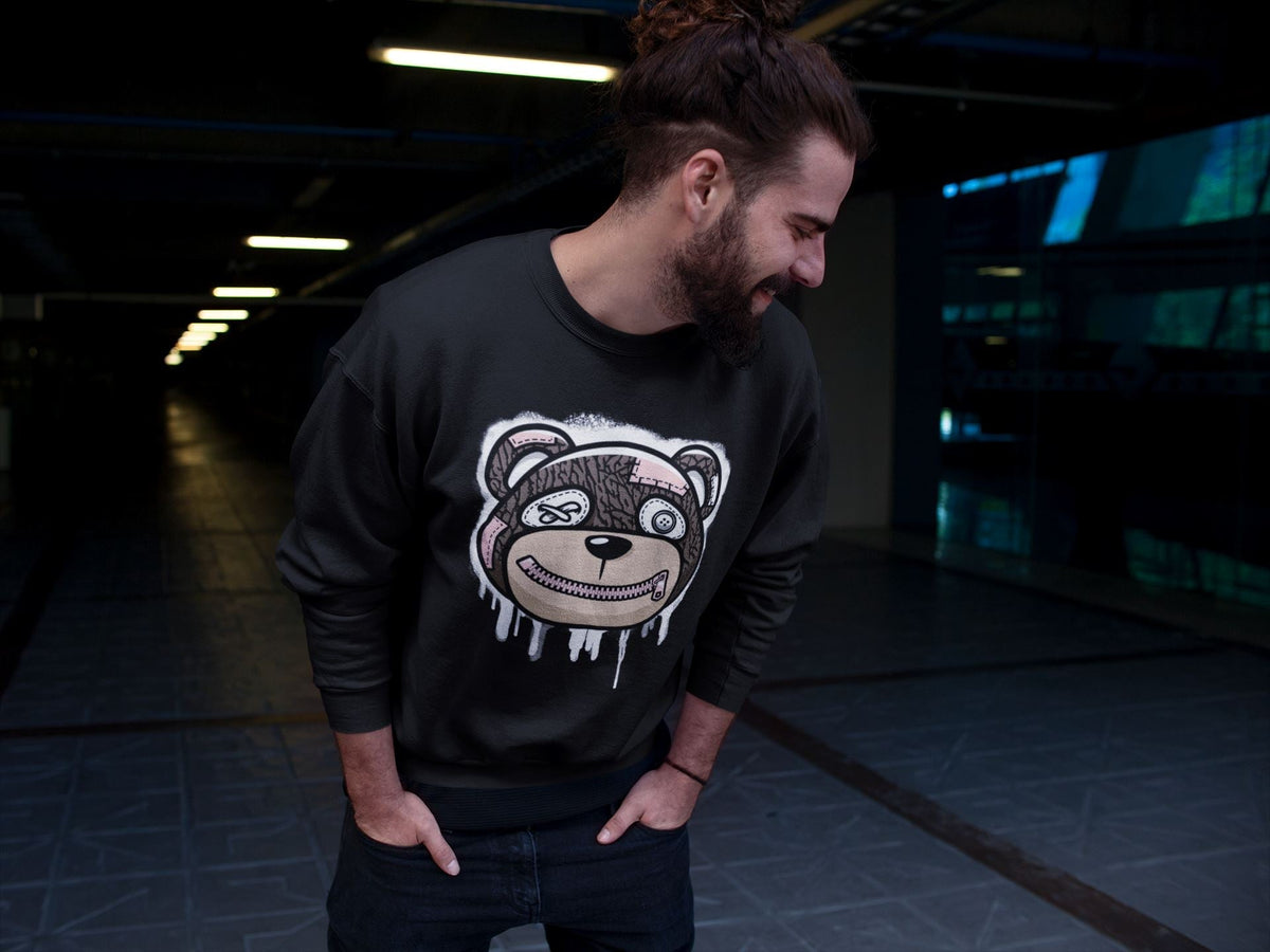 Jordan 3 Atmosphere Sneaker Matching T-Shirt Bear Face Sneaker Tees Jordan 3 Atmosphere Sneaker Release Tees Crew Neck Tees