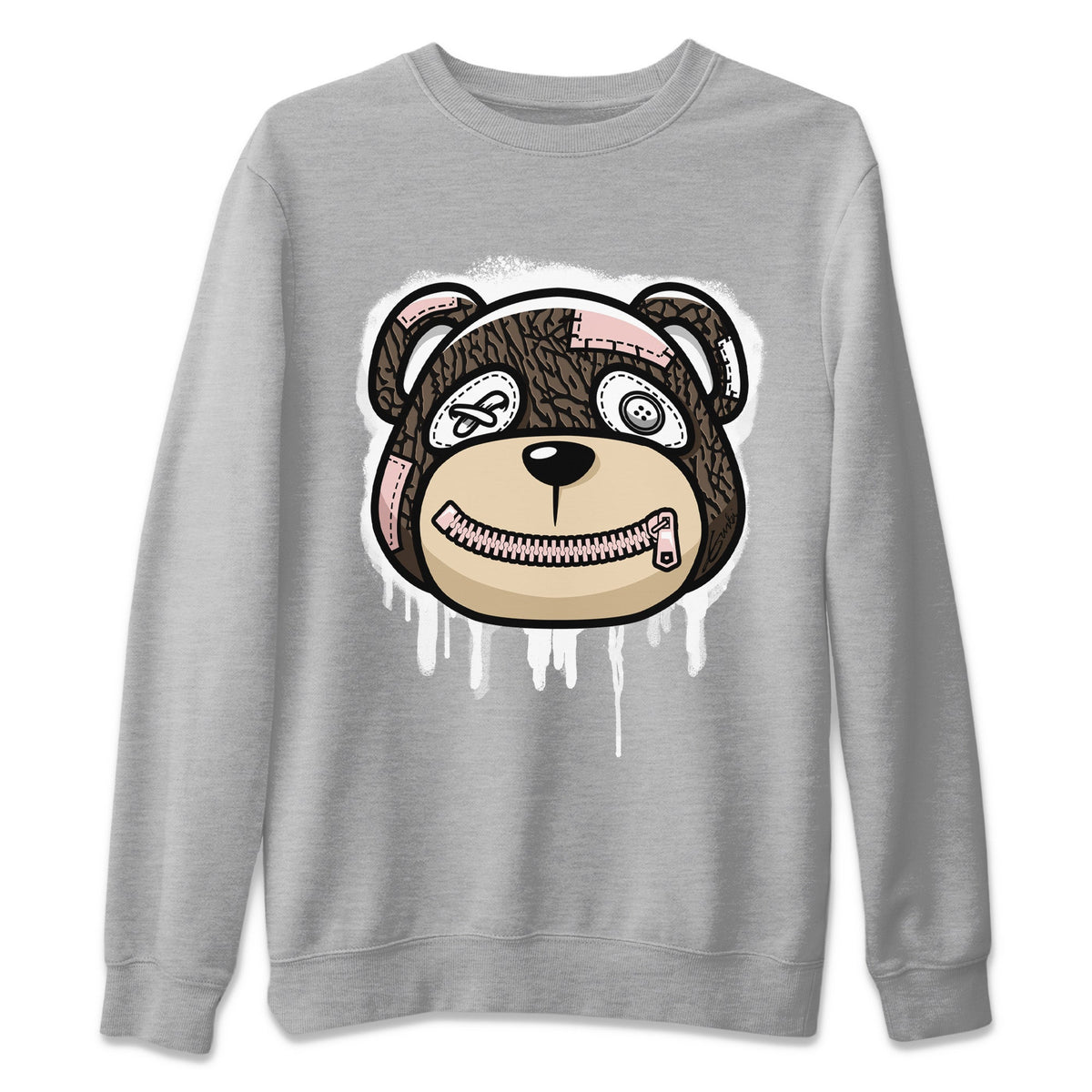 Jordan 3 Atmosphere Sneaker Matching T-Shirt Bear Face Sneaker Tees Jordan 3 Atmosphere Sneaker Release Tees Crew Neck Tees