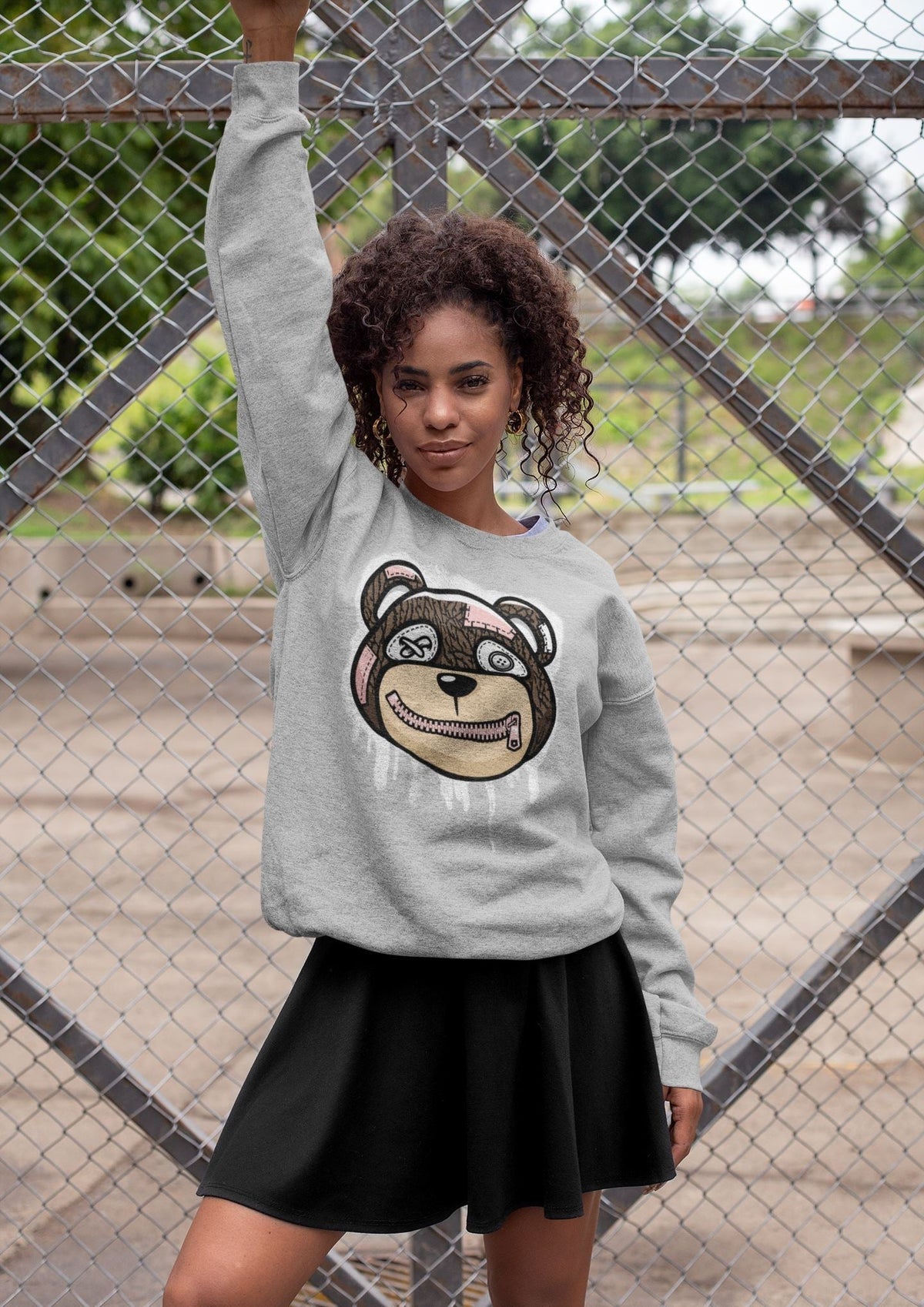 Jordan 3 Atmosphere Sneaker Matching T-Shirt Bear Face Sneaker Tees Jordan 3 Atmosphere Sneaker Release Tees Crew Neck Tees