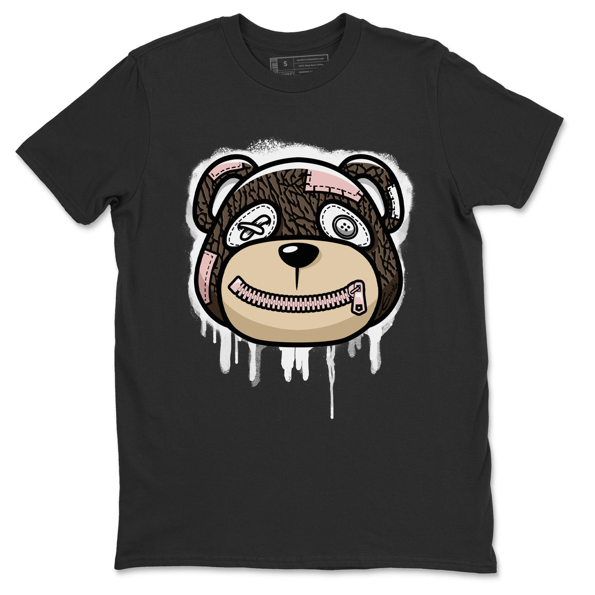 Jordan 3 Atmosphere Sneaker Matching T-Shirt Bear Face Sneaker Tees Jordan 3 Atmosphere Sneaker Release Tees Crew Neck Tees