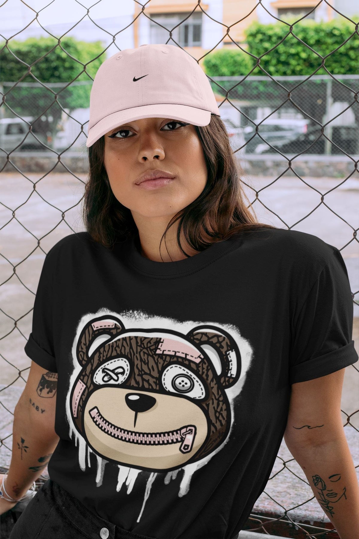 Jordan 3 Atmosphere Sneaker Matching T-Shirt Bear Face Sneaker Tees Jordan 3 Atmosphere Sneaker Release Tees Crew Neck Tees