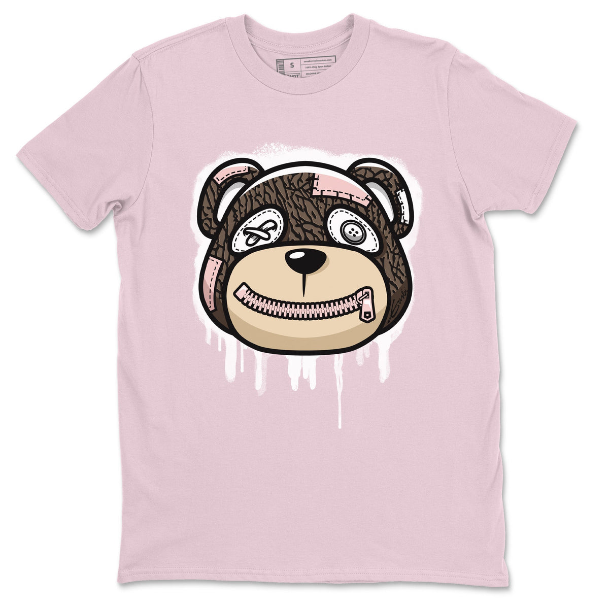 Jordan 3 Atmosphere Sneaker Matching T-Shirt Bear Face Sneaker Tees Jordan 3 Atmosphere Sneaker Release Tees Crew Neck Tees