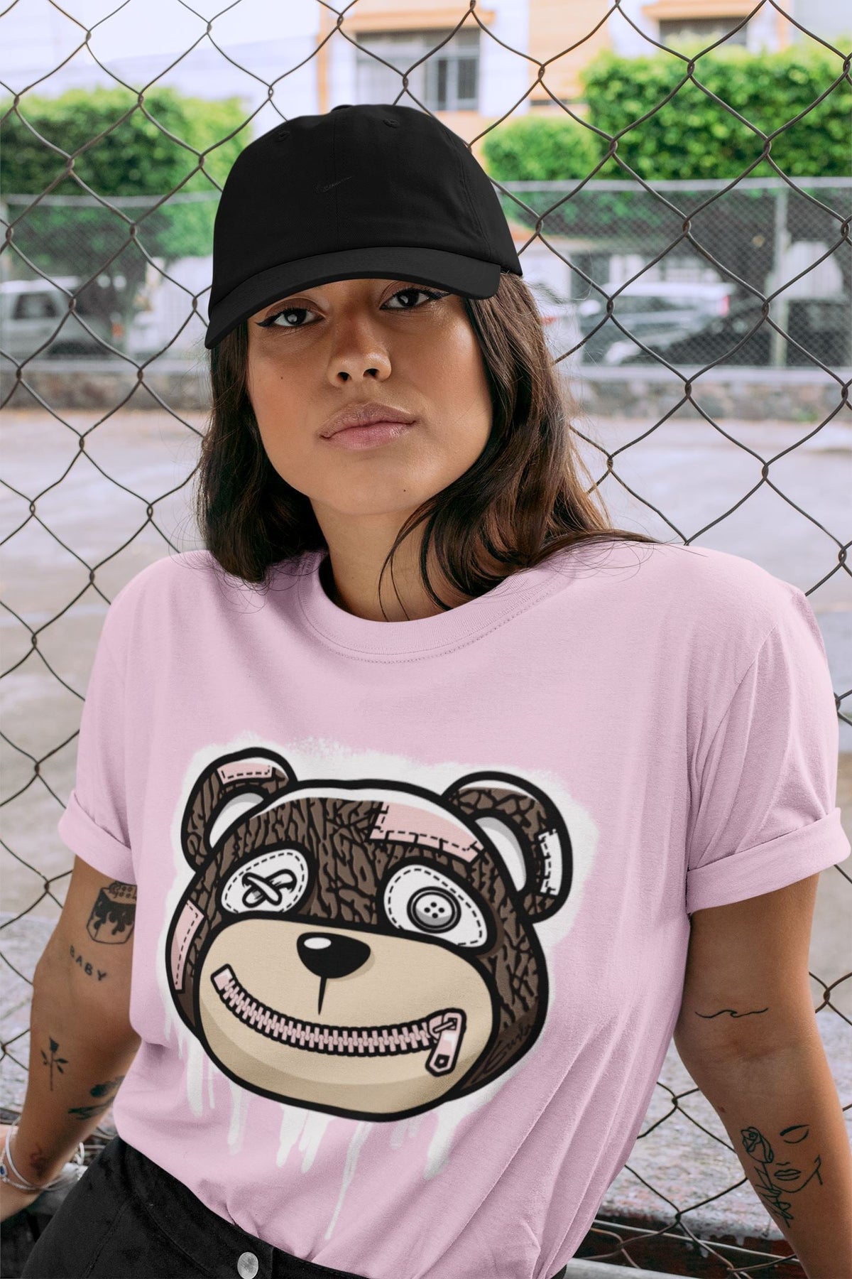 Jordan 3 Atmosphere Sneaker Matching T-Shirt Bear Face Sneaker Tees Jordan 3 Atmosphere Sneaker Release Tees Crew Neck Tees