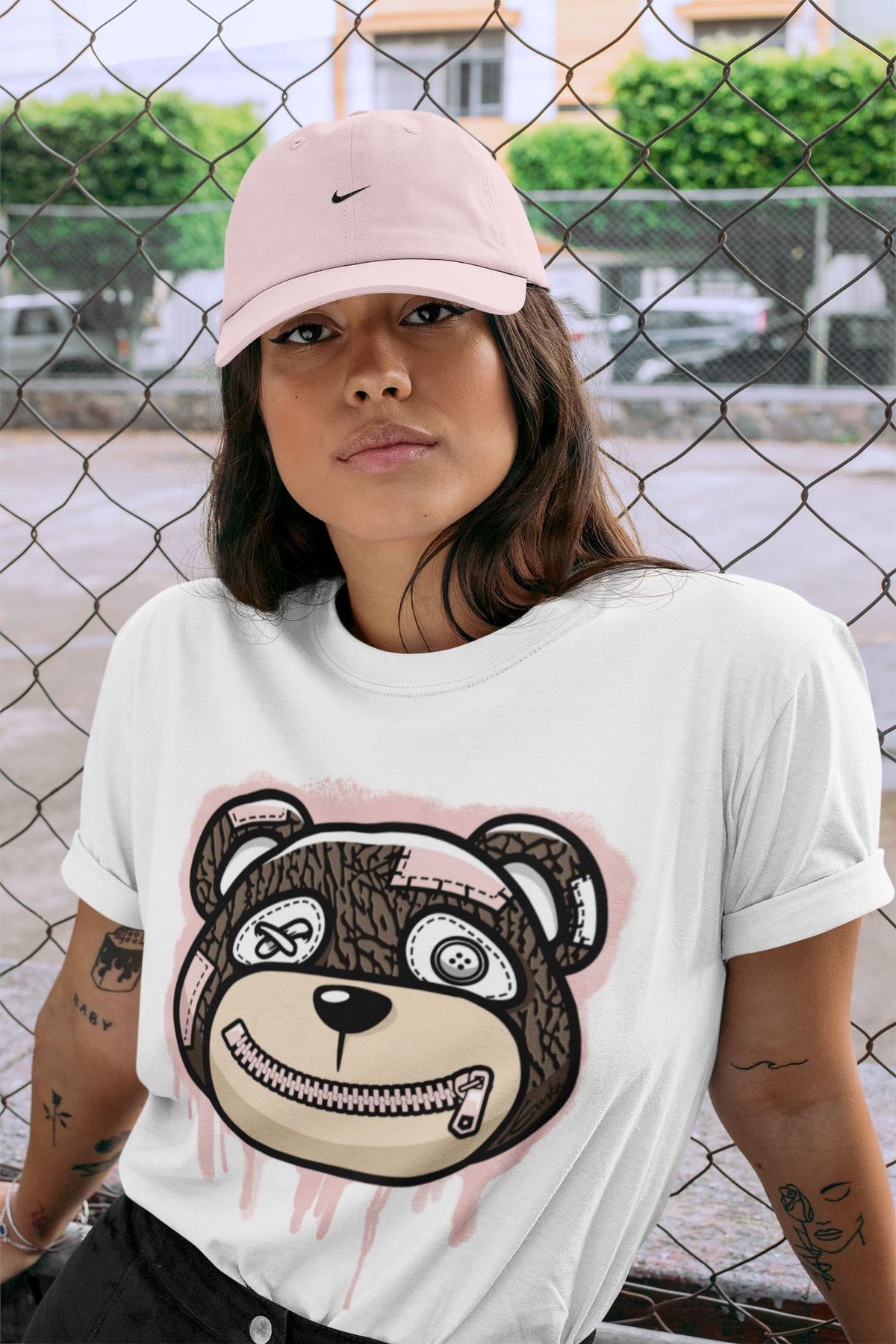 Jordan 3 Atmosphere Sneaker Matching T-Shirt Bear Face Sneaker Tees Jordan 3 Atmosphere Sneaker Release Tees Crew Neck Tees
