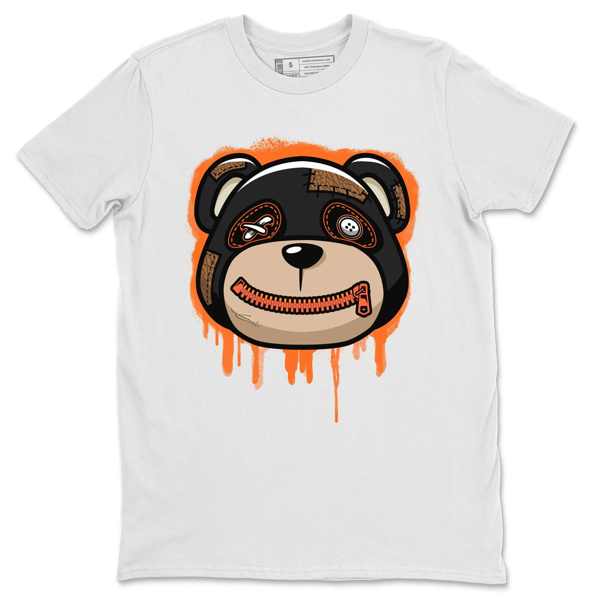 Jordan 3 Desert Elephant Sneaker Matching T-Shirt Bear Face Sneaker Tees Jordan 3 Desert Elephant Sneaker Release Tees Crew Neck Tees