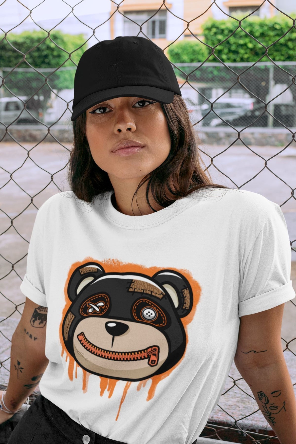 Jordan 3 Desert Elephant Sneaker Matching T-Shirt Bear Face Sneaker Tees Jordan 3 Desert Elephant Sneaker Release Tees Crew Neck Tees