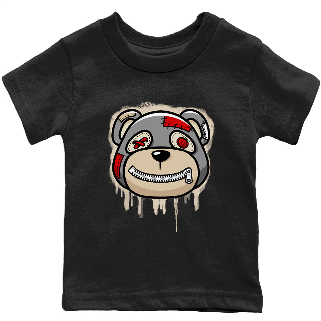 Jordan 3 Muslin Sneaker Matching T-Shirt Bear Face Sneaker Tees Jordan 3 Muslin Sneaker Release Tees Kids Shirts
