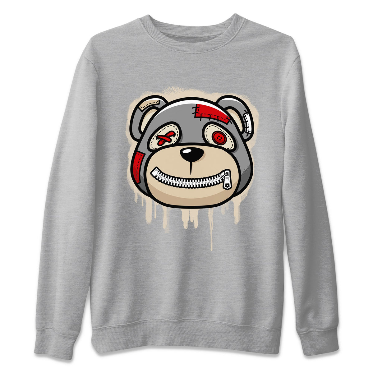 Jordan 3 Muslin Sneaker Matching T-Shirt Bear Face Sneaker Tees Jordan 3 Muslin Sneaker Release Tees Crew Neck Tees