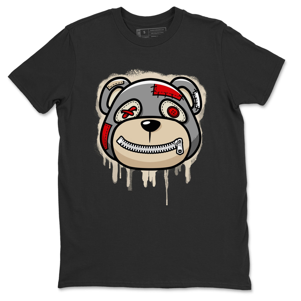 Jordan 3 Muslin Sneaker Matching T-Shirt Bear Face Sneaker Tees Jordan 3 Muslin Sneaker Release Tees Crew Neck Tees