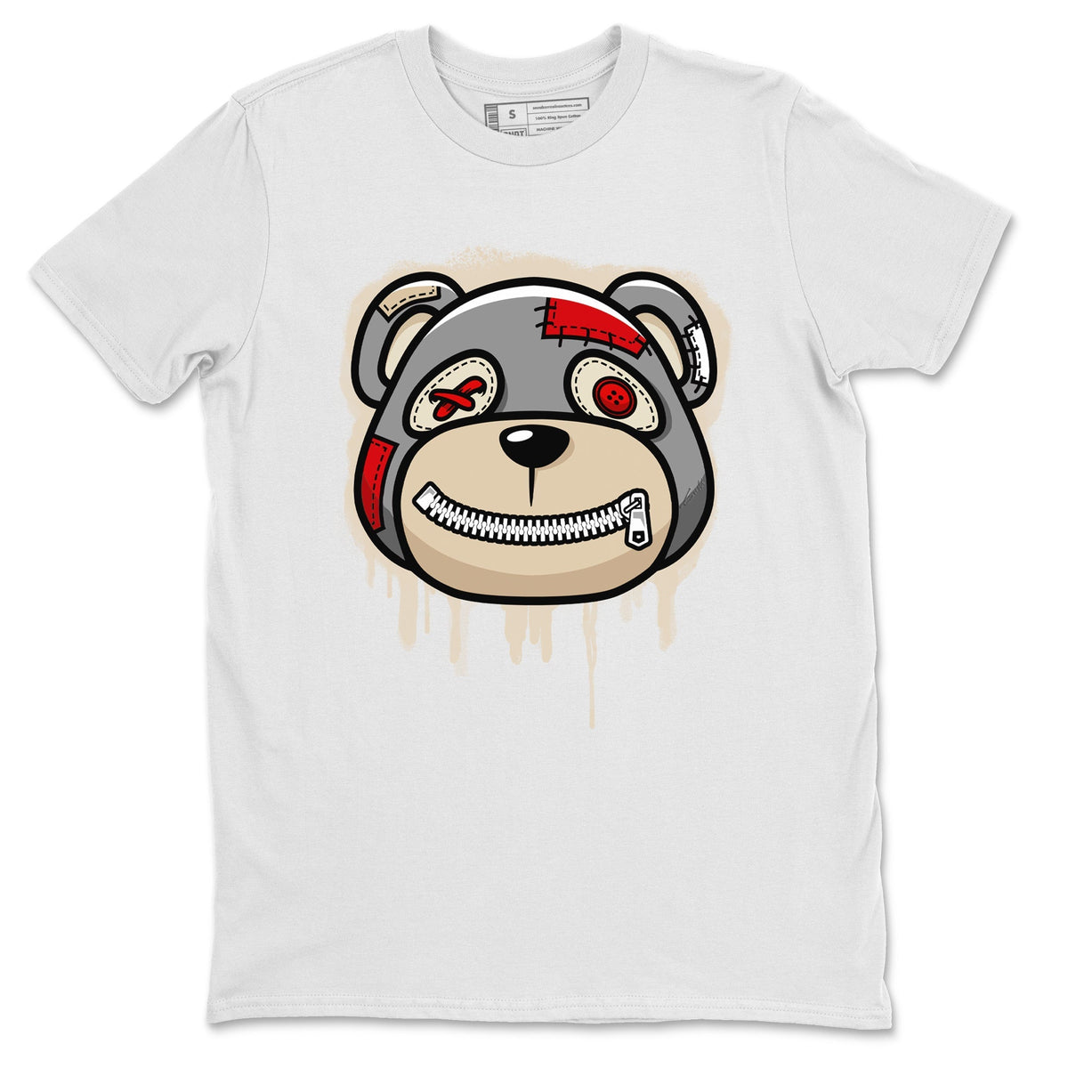 Jordan 3 Muslin Sneaker Matching T-Shirt Bear Face Sneaker Tees Jordan 3 Muslin Sneaker Release Tees Crew Neck Tees