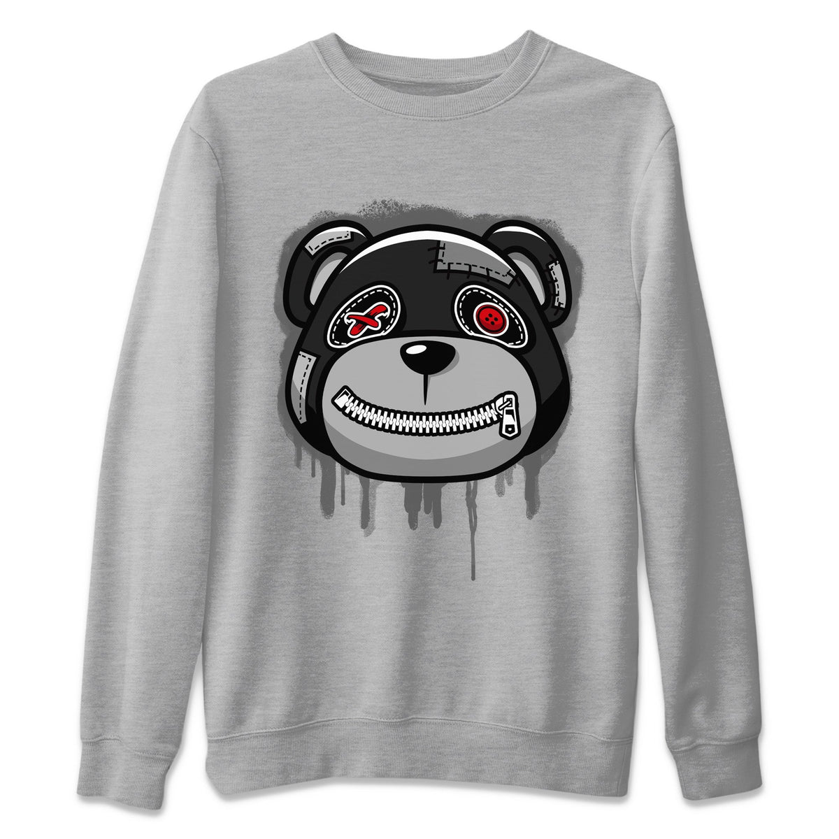 Jordan 4 Black Canvas Sneaker Matching T-Shirt Bear Face Sneaker Tees Jordan 4 Black Canvas Sneaker Release Tees Crew Neck Tees