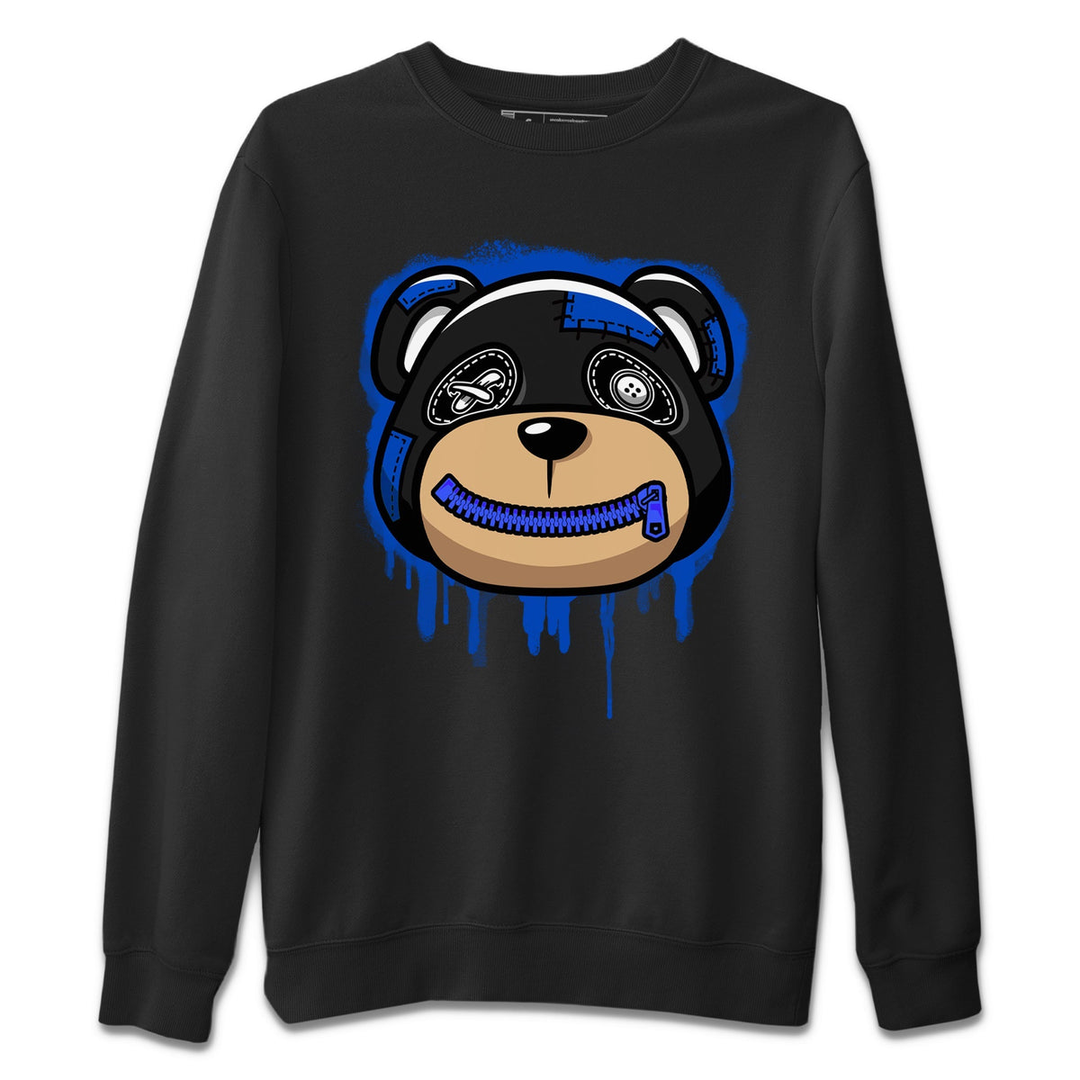 Jordan 5 Racer Blue Sneaker Matching T-Shirt Bear Face Sneaker Tees Jordan 5 Racer Blue Sneaker Release Tees Crew Neck Tees