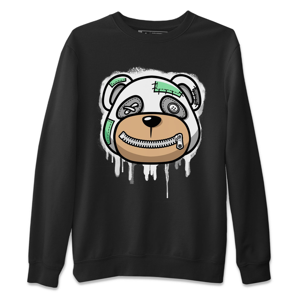 Jordan 6 Mint Foam Sneaker Matching T-Shirt Bear Face Sneaker Tees Jordan 6 Mint Foam Sneaker Release Tees Crew Neck Tees