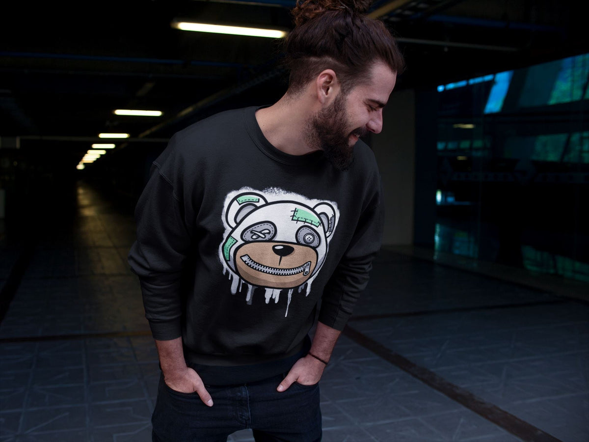 Jordan 6 Mint Foam Sneaker Matching T-Shirt Bear Face Sneaker Tees Jordan 6 Mint Foam Sneaker Release Tees Crew Neck Tees