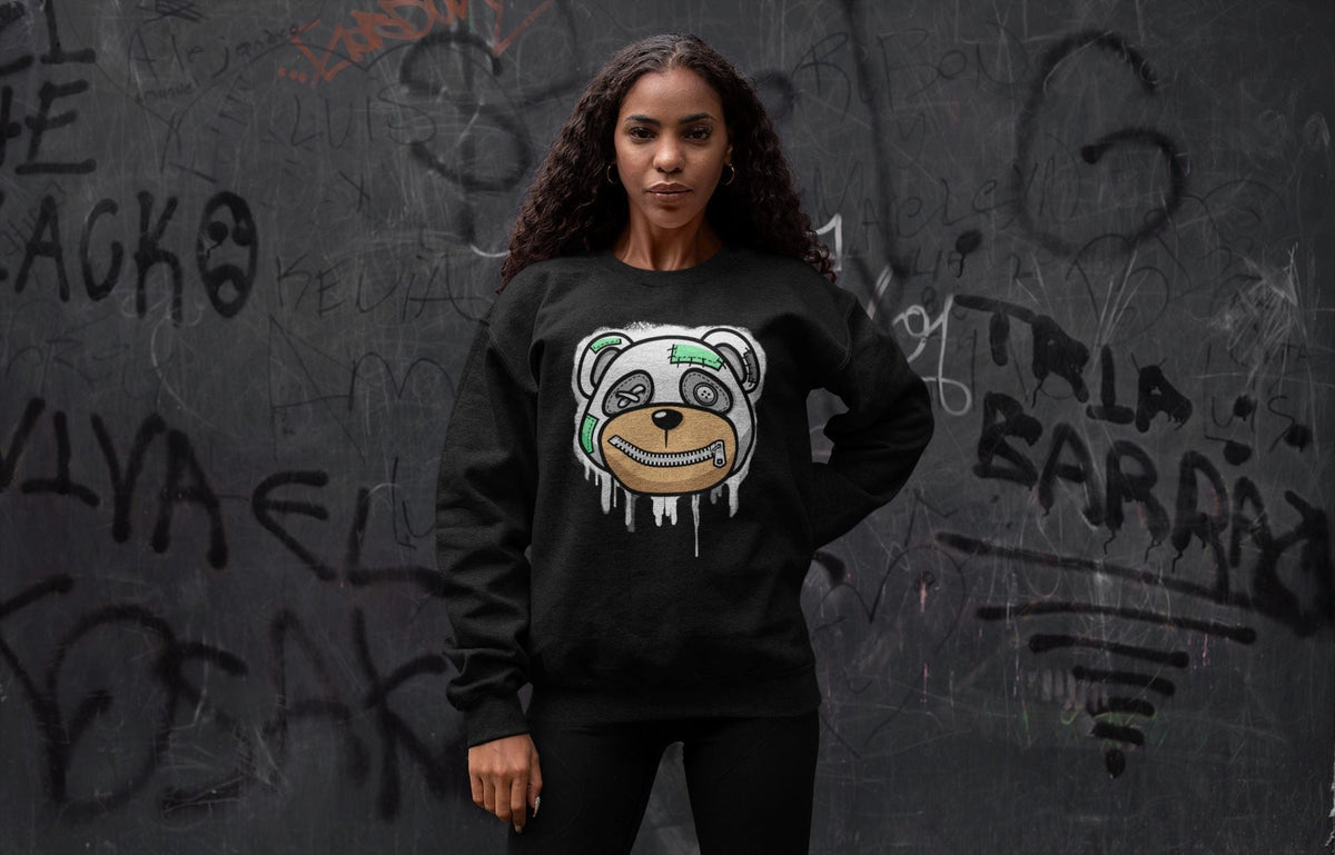 Jordan 6 Mint Foam Sneaker Matching T-Shirt Bear Face Sneaker Tees Jordan 6 Mint Foam Sneaker Release Tees Crew Neck Tees