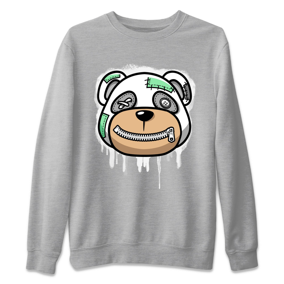 Jordan 6 Mint Foam Sneaker Matching T-Shirt Bear Face Sneaker Tees Jordan 6 Mint Foam Sneaker Release Tees Crew Neck Tees