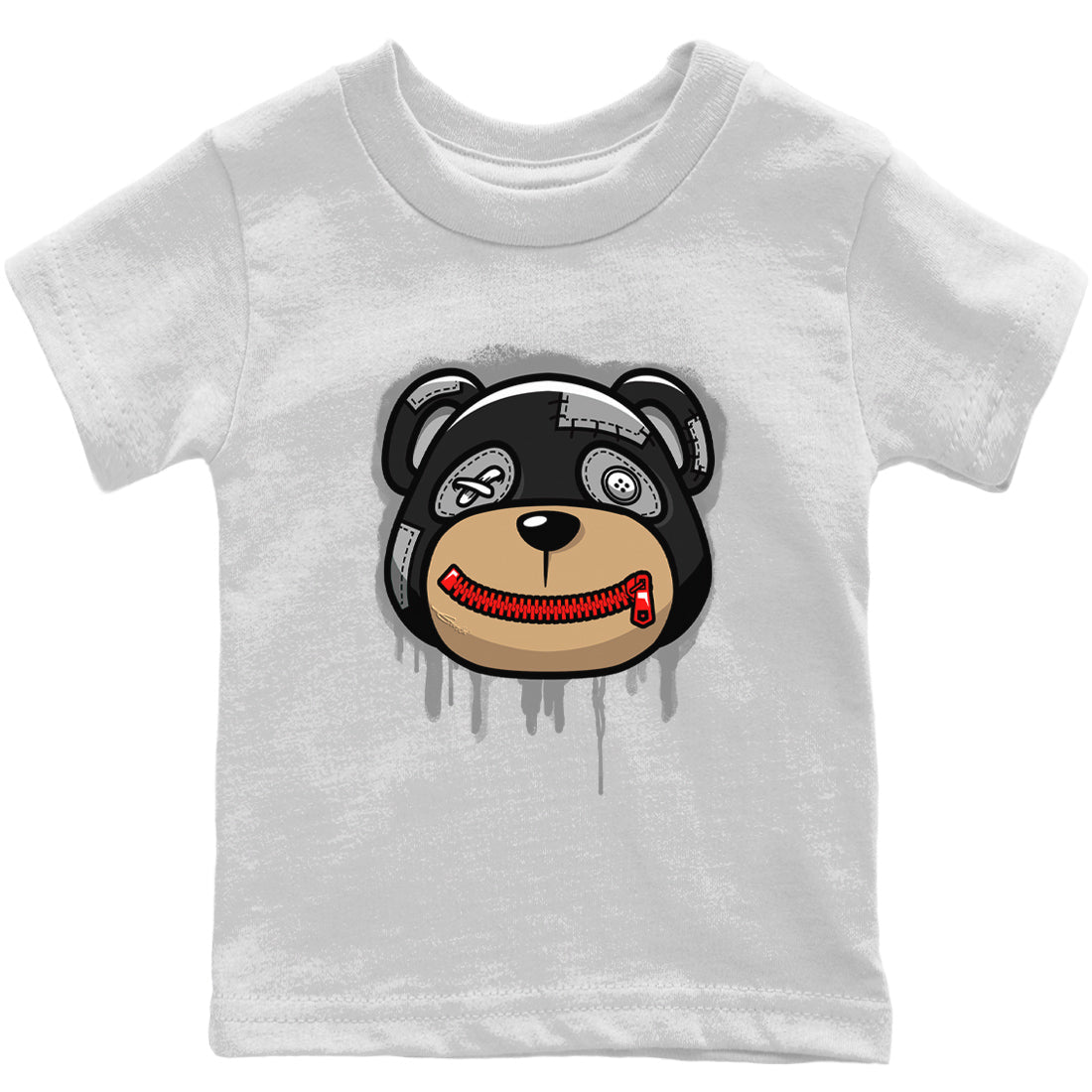 Jordan 9 Particle Grey Shirt To Match Jordans Bear Face Sneaker Tees Jordan 9 Particle Grey Drip Gear Zone Sneaker Matching Clothing Kids Shirts