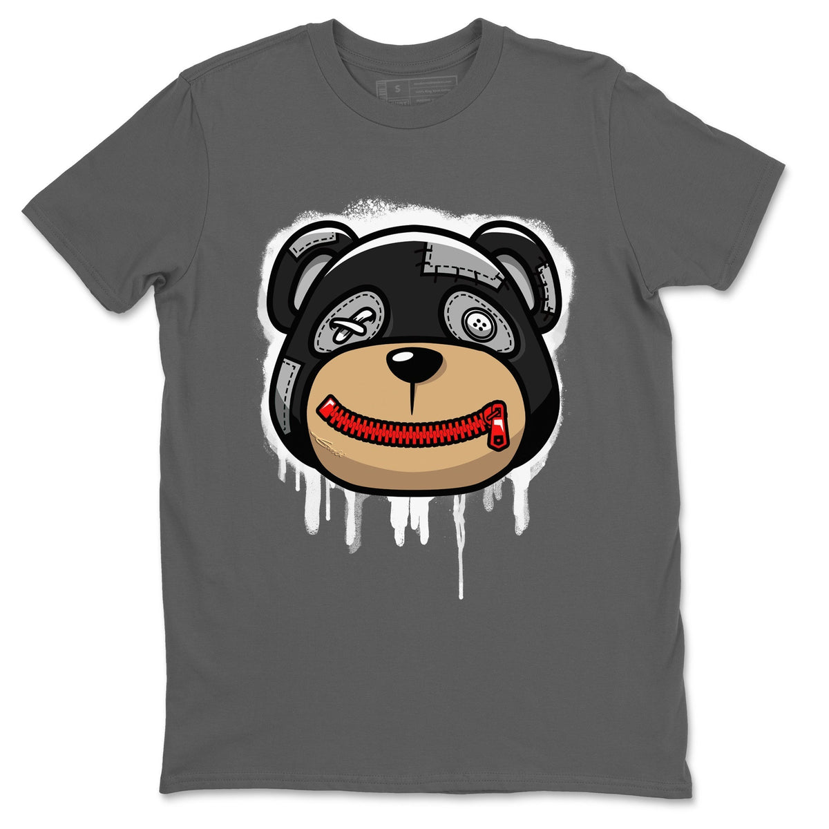 Jordan 9 Particle Grey Shirt To Match Jordans Bear Face Sneaker Tees Jordan 9 Particle Grey Drip Gear Zone Sneaker Matching Clothing Unisex Shirts