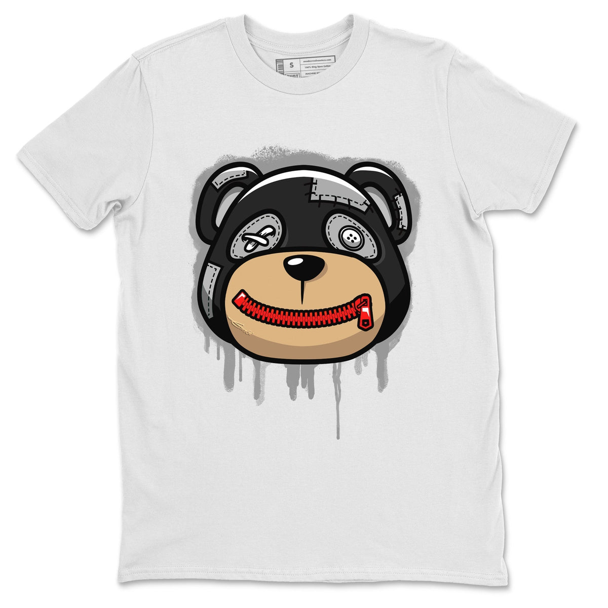 Jordan 9 Particle Grey Shirt To Match Jordans Bear Face Sneaker Tees Jordan 9 Particle Grey Drip Gear Zone Sneaker Matching Clothing Unisex Shirts