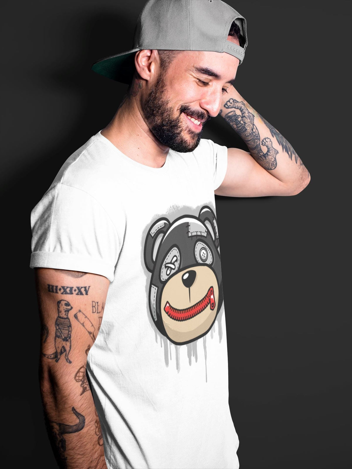 Jordan 9 Particle Grey Shirt To Match Jordans Bear Face Sneaker Tees Jordan 9 Particle Grey Drip Gear Zone Sneaker Matching Clothing Unisex Shirts