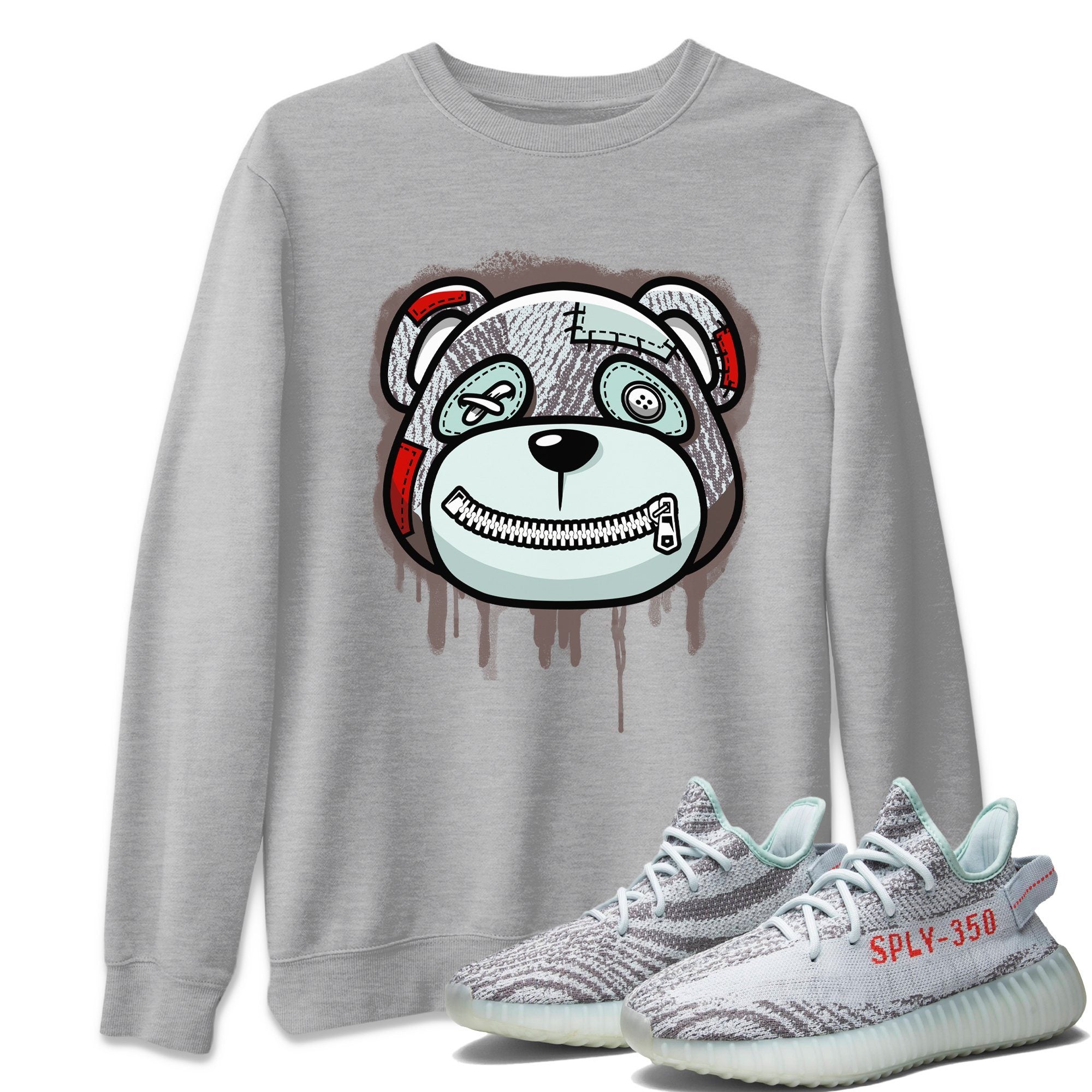 Yeezy 350 Blue Tint Shirt To Match Jordans Bear Face Sneaker Tees Yeezy 350 Blue Tint Drip Gear Zone Sneaker Matching Clothing Unisex Shirts