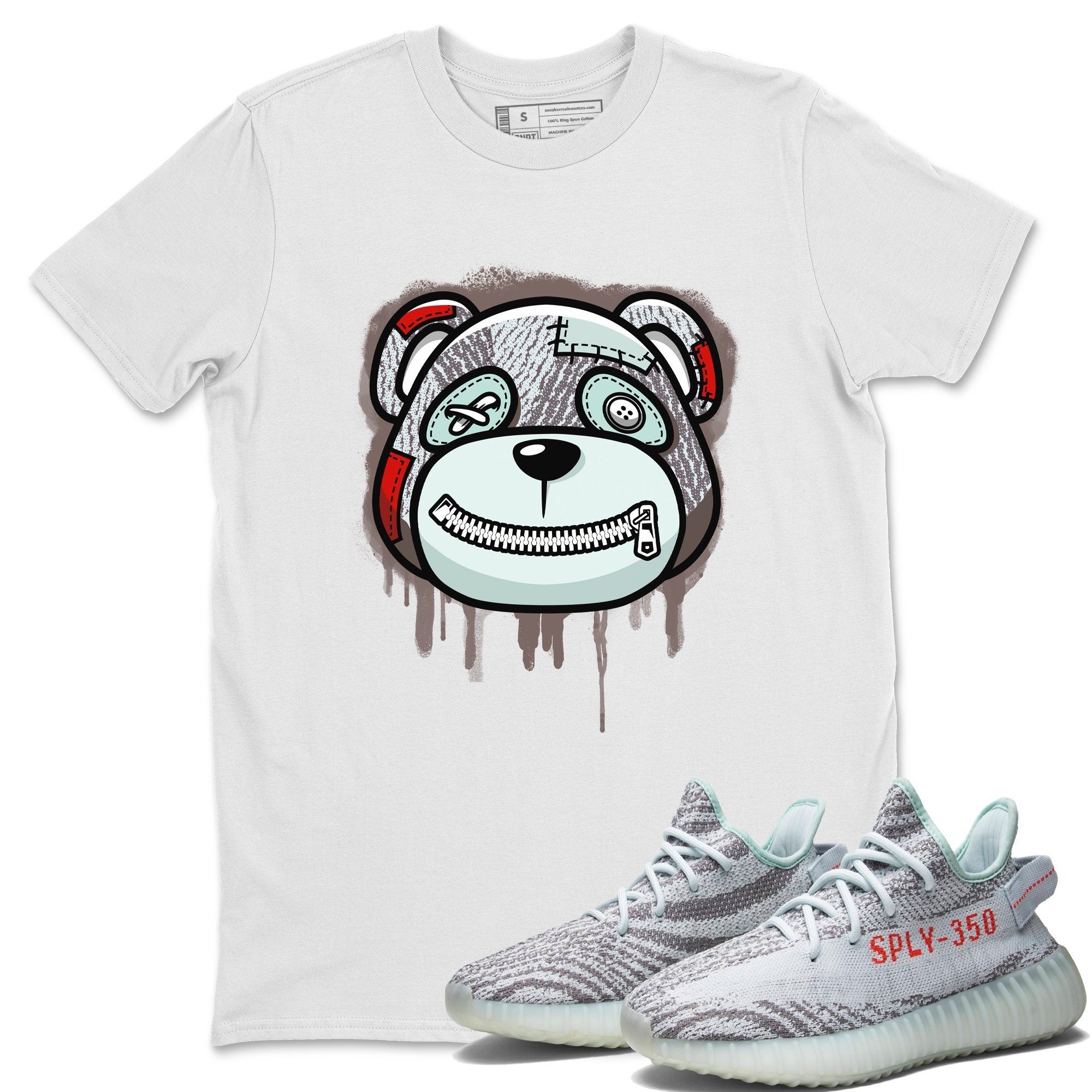 Yeezy 350 Blue Tint Shirt To Match Jordans Bear Face Sneaker Tees Yeezy 350 Blue Tint Drip Gear Zone Sneaker Matching Clothing Unisex Shirts