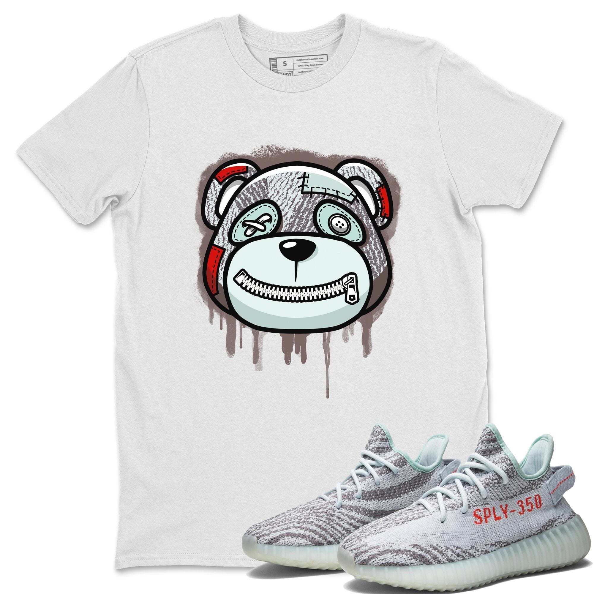 Yeezy 350 Blue Tint Shirt To Match Jordans Bear Face Sneaker Tees Yeezy 350 Blue Tint Drip Gear Zone Sneaker Matching Clothing Unisex Shirts