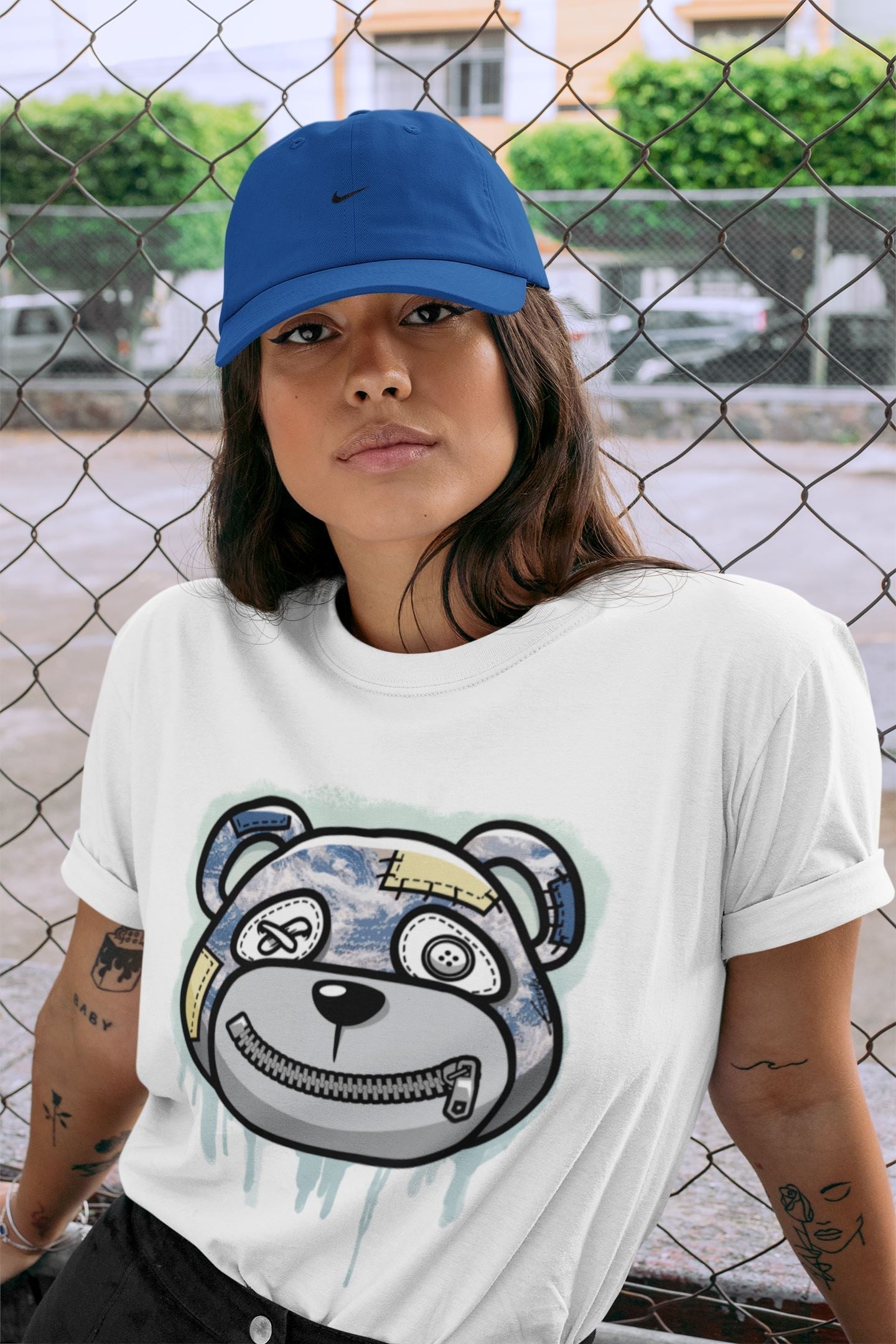 Yeezy 350 MX Blue Shirt To Match Jordans Bear Face Sneaker Tees Yeezy 350 MX Blue Drip Gear Zone Sneaker Matching Clothing Unisex Shirts