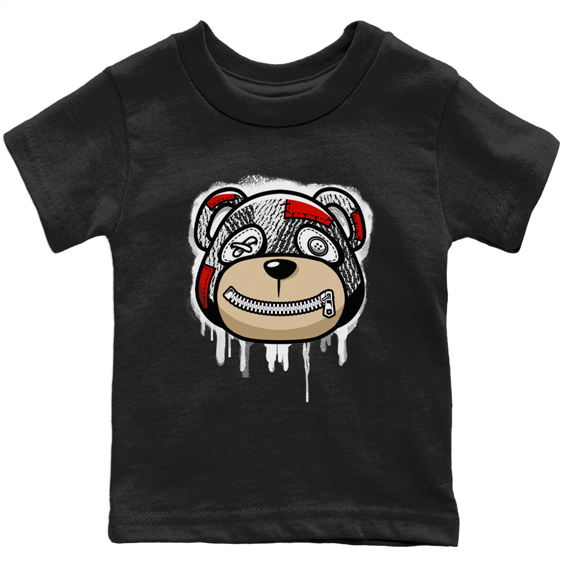 Yeezy 350 Zebra Shirt To Match Jordans Bear Face Sneaker Tees Yeezy 350 Zebra Drip Gear Zone Sneaker Matching Clothing Kids Shirts