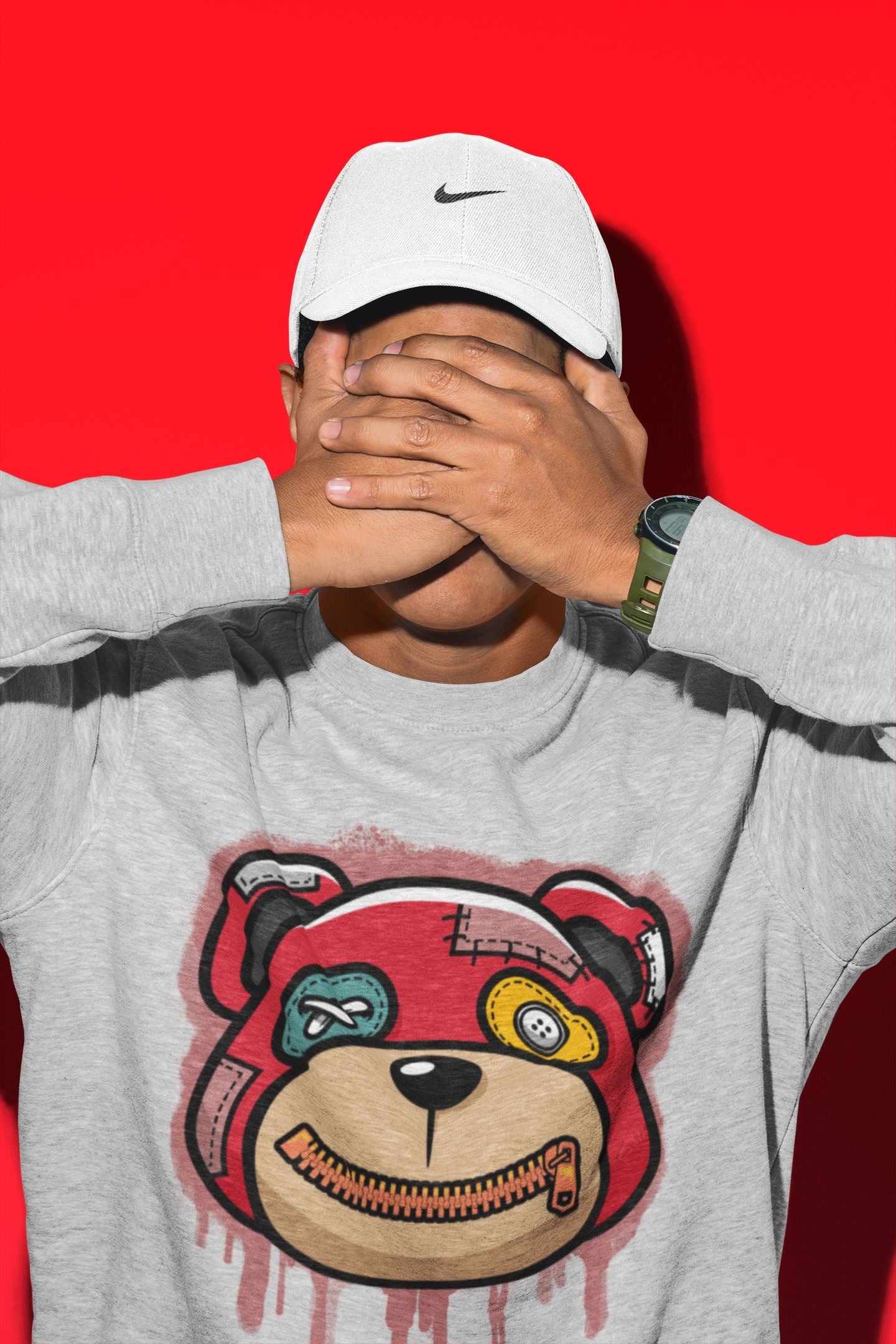 Yeezy 700 Hi-Res Red Shirt To Match Jordans Bear Face Sneaker Tees Yeezy 700 Hi-Res Red Drip Gear Zone Sneaker Matching Clothing Unisex Shirts