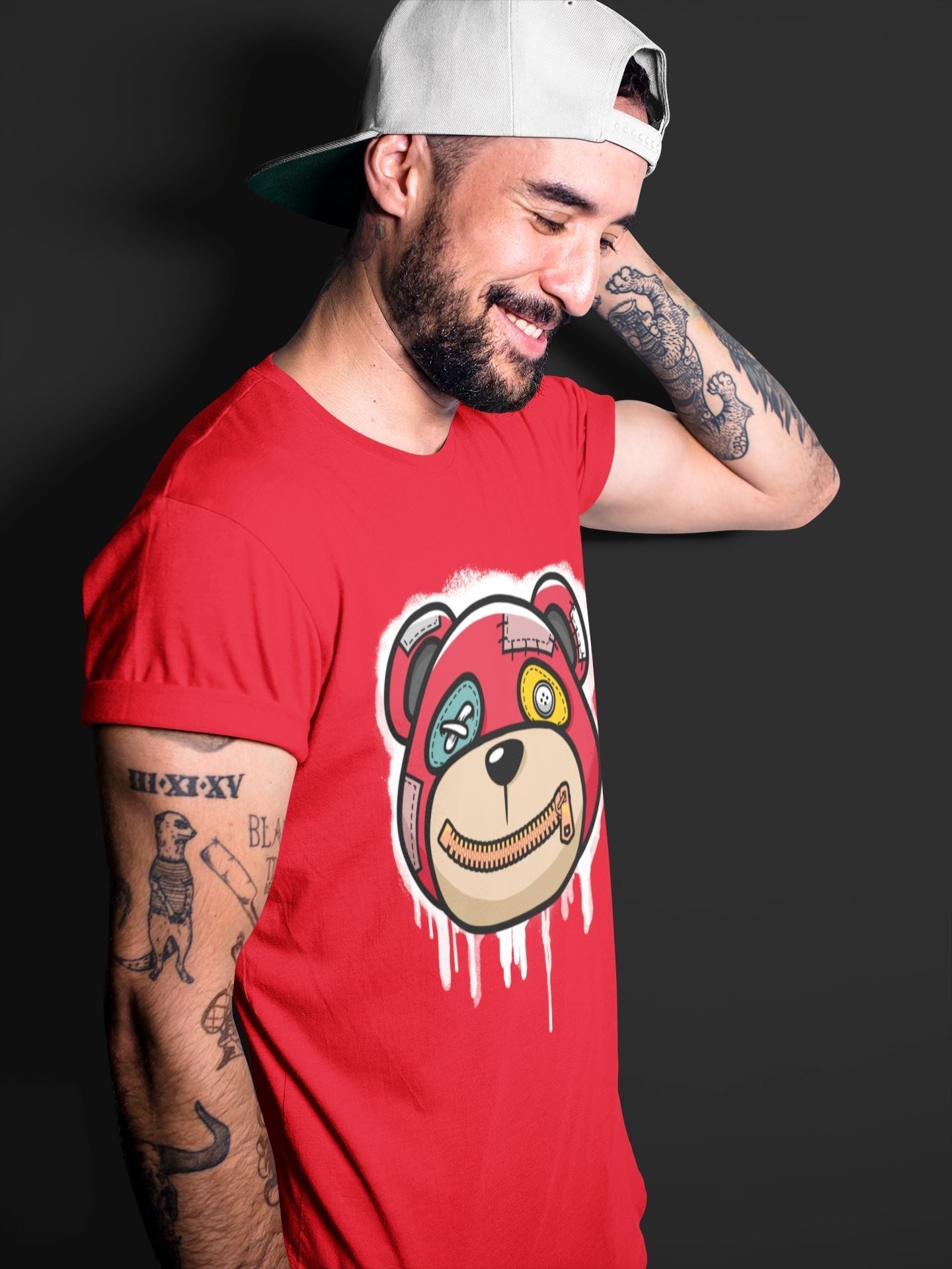 Yeezy 700 Hi-Res Red Shirt To Match Jordans Bear Face Sneaker Tees Yeezy 700 Hi-Res Red Drip Gear Zone Sneaker Matching Clothing Unisex Shirts