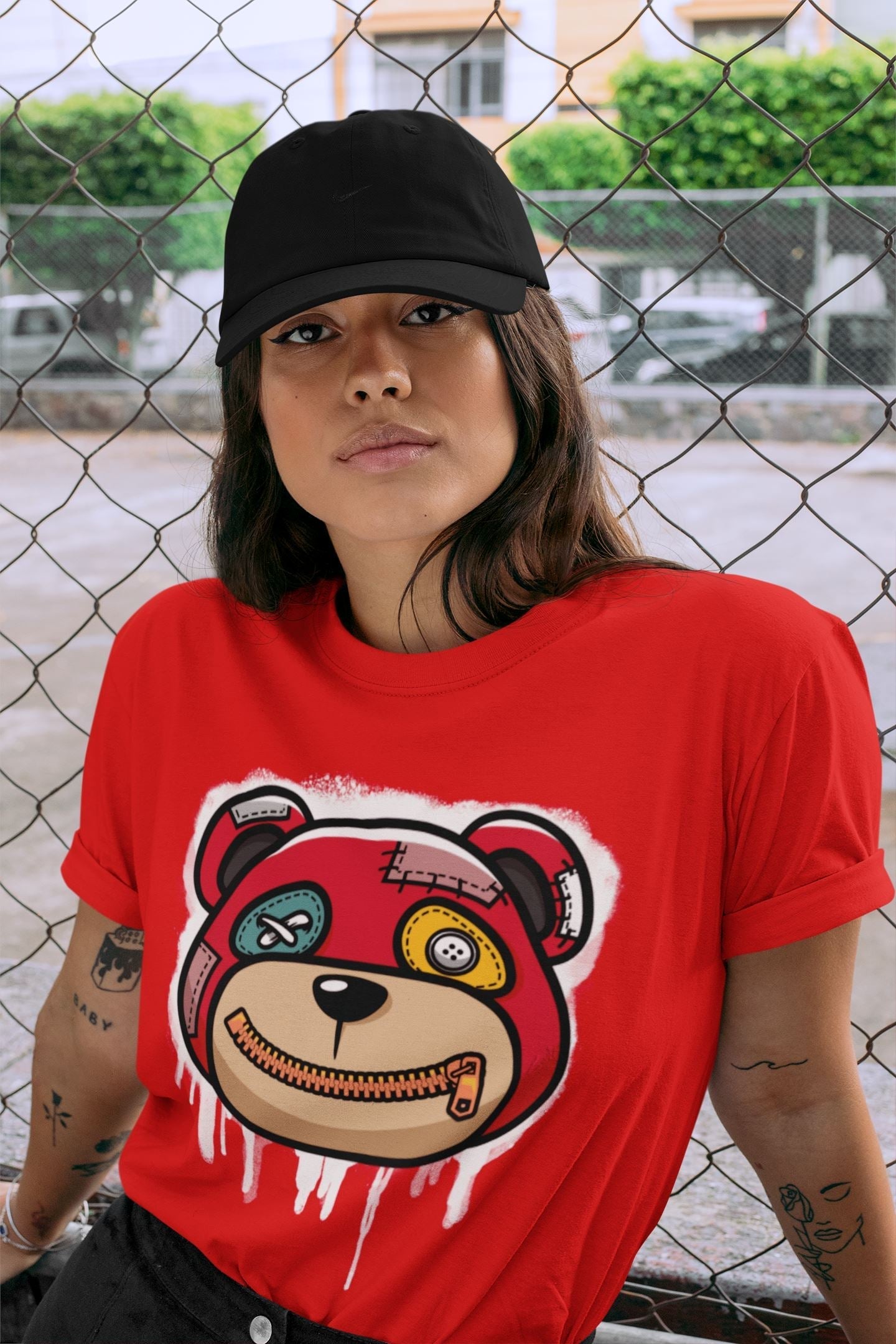 Yeezy 700 Hi-Res Red Shirt To Match Jordans Bear Face Sneaker Tees Yeezy 700 Hi-Res Red Drip Gear Zone Sneaker Matching Clothing Unisex Shirts