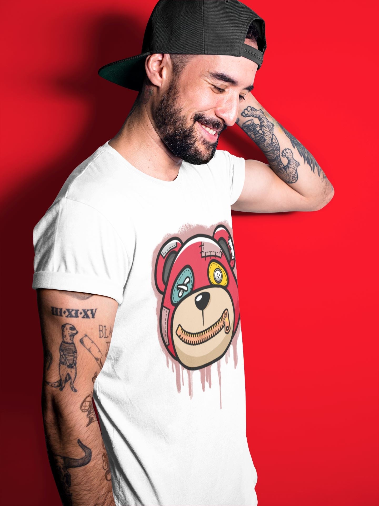 Yeezy 700 Hi-Res Red Shirt To Match Jordans Bear Face Sneaker Tees Yeezy 700 Hi-Res Red Drip Gear Zone Sneaker Matching Clothing Unisex Shirts