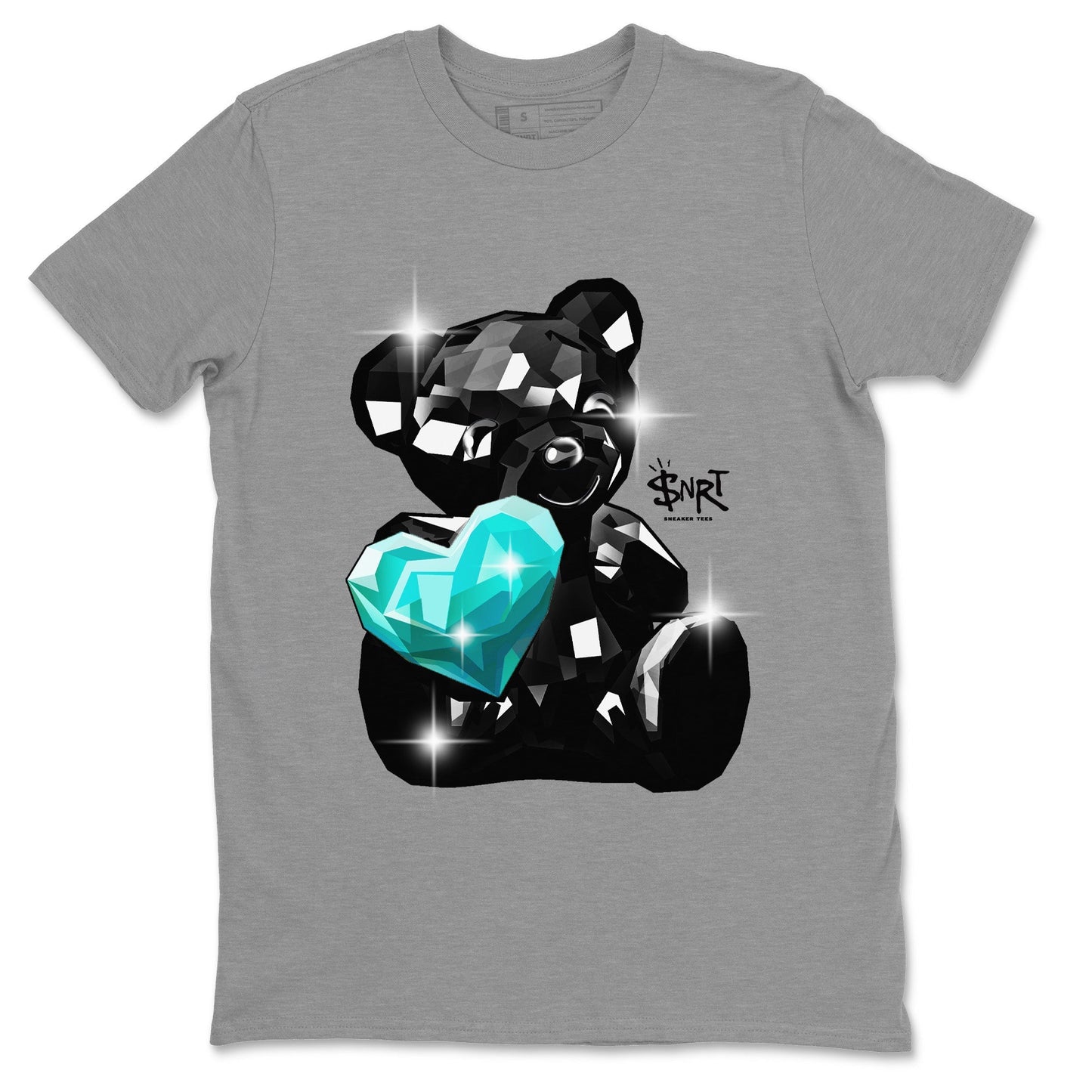 Air Force 1 Tiffany Sneaker Tees Drip Gear Zone Bear Germs Sneaker Tees Air Force 1 Low x Tiffany Shirt Unisex Shirts Heather Grey 2