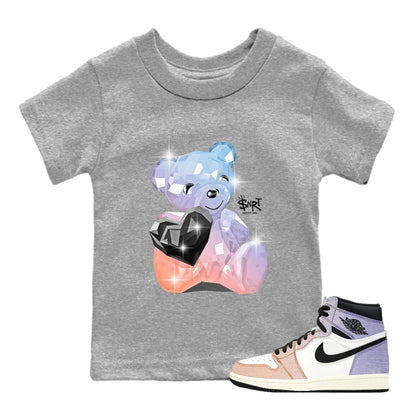 Air Jordan 1 Skyline Bear Germs Baby and Kids Sneaker Tees Air Jordan 1 High OG Skyline Kids Sneaker Tees Size Chart