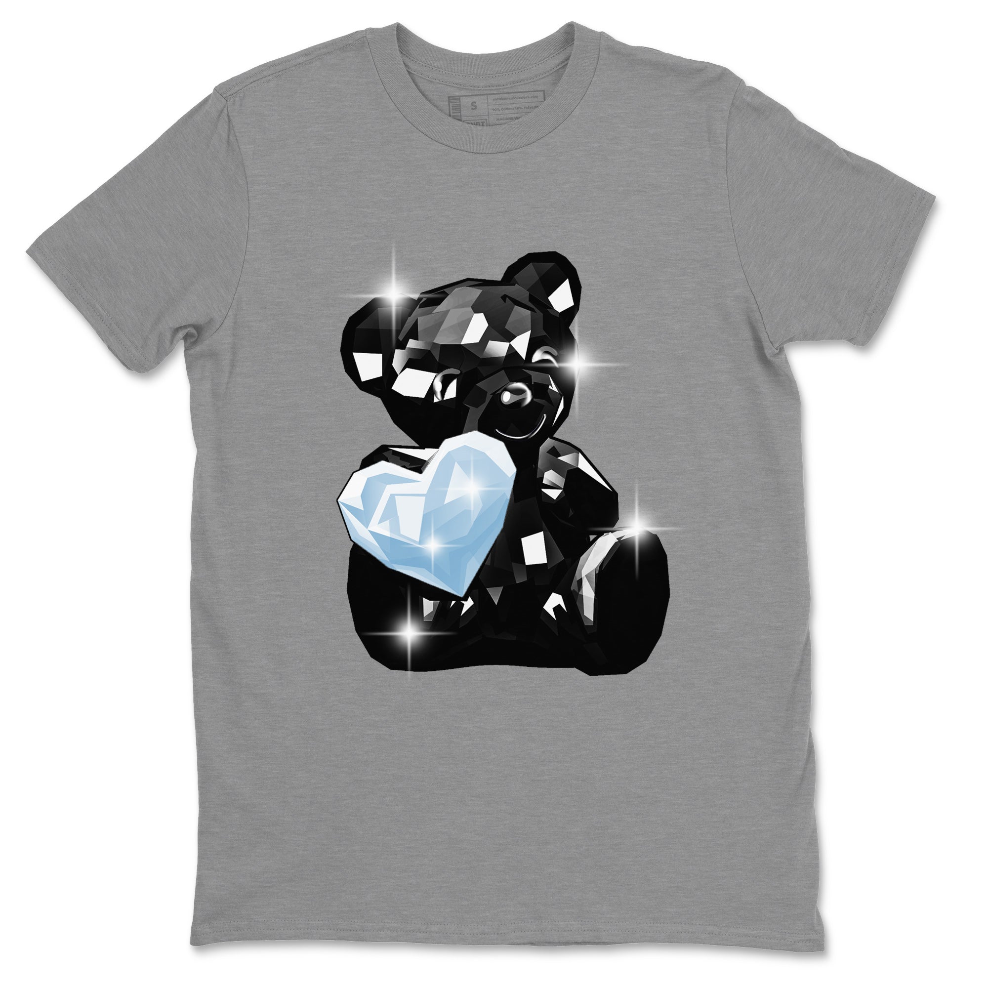 Air Jordan 7 Chambray Sneaker Match Tees Bear Germs Streetwear Sneaker Shirt AJ7 Chambray Drip Gear Zone Sneaker Matching Clothing Unisex Shirts Heather Grey 2