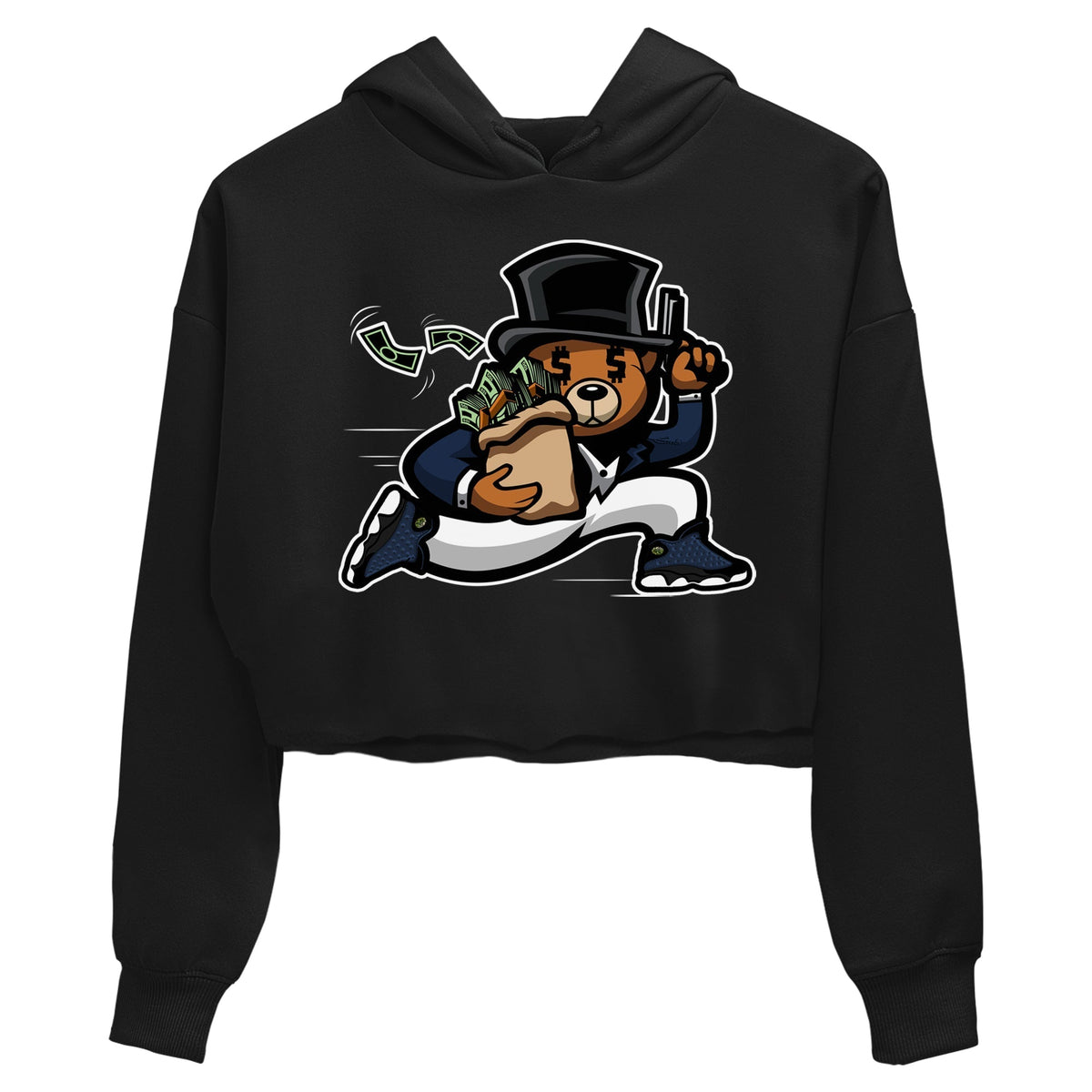 Jordan 13 Brave Blue Sneaker Matching T-Shirt Bear Steals Sneaker Tees Jordan 13 Brave Blue Sneaker Release Tees Women's Shirts