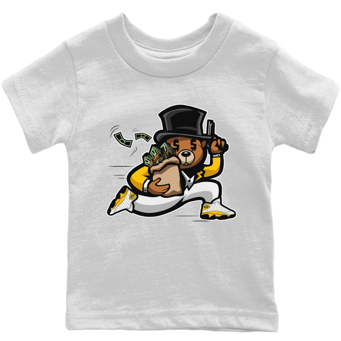 Jordan 13 Del Sol Sneaker Matching T-Shirt Bear Steals Sneaker Tees Jordan 13 Del Sol Sneaker Release Tees Kids Shirts