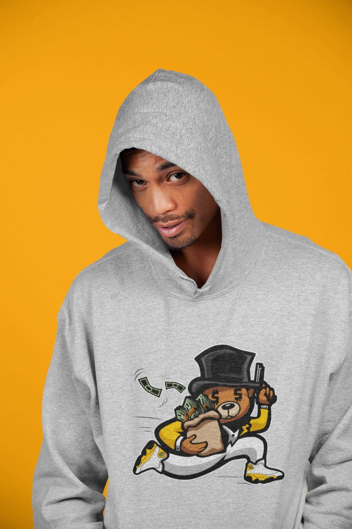 Jordan 13 Del Sol Sneaker Matching T-Shirt Bear Steals Sneaker Tees Jordan 13 Del Sol Sneaker Release Tees Crew Neck Tees