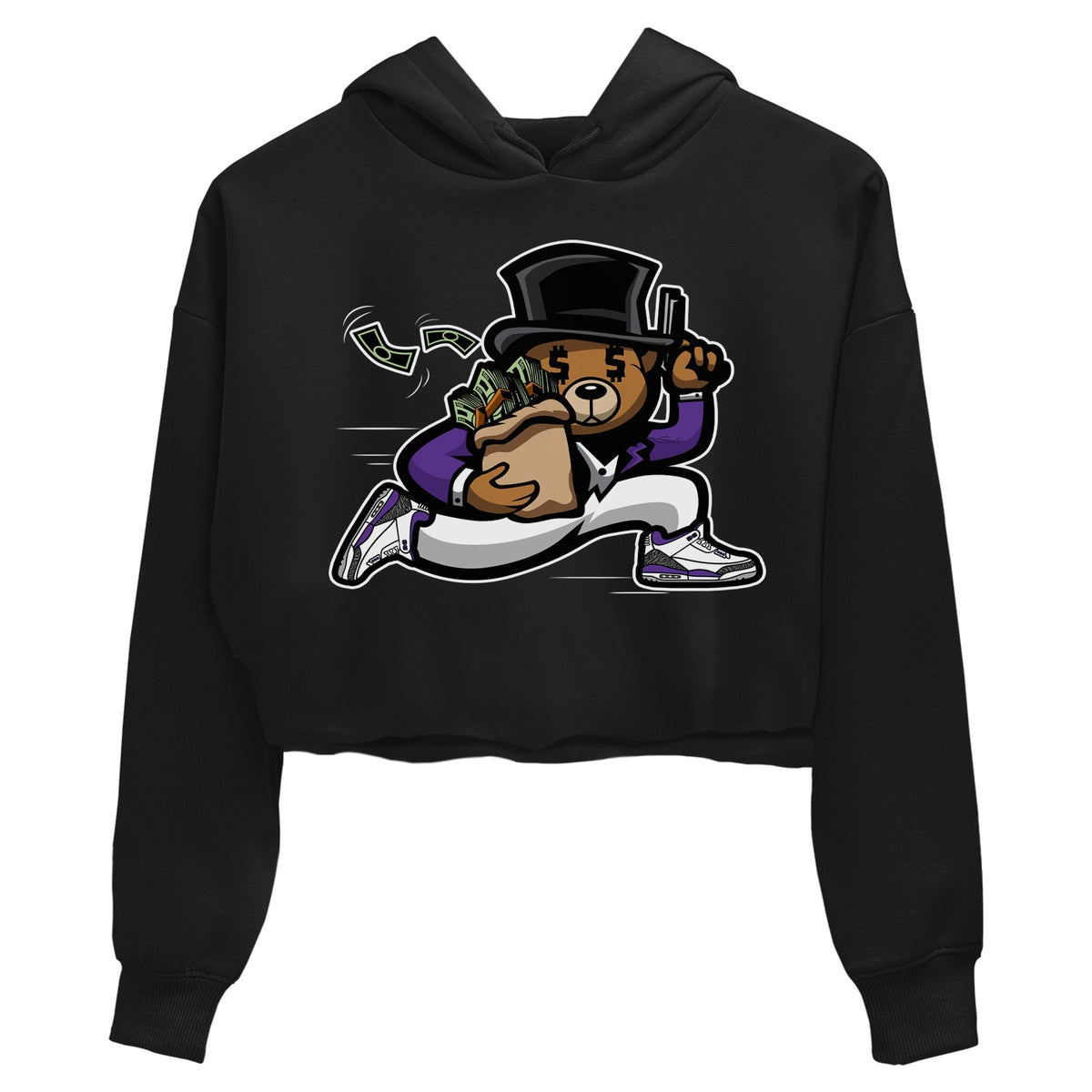 Jordan 3 Dark Iris Sneaker Matching T-Shirt Bear Steals Sneaker Tees Jordan 3 Dark Iris Sneaker Release Tees Women's Shirts